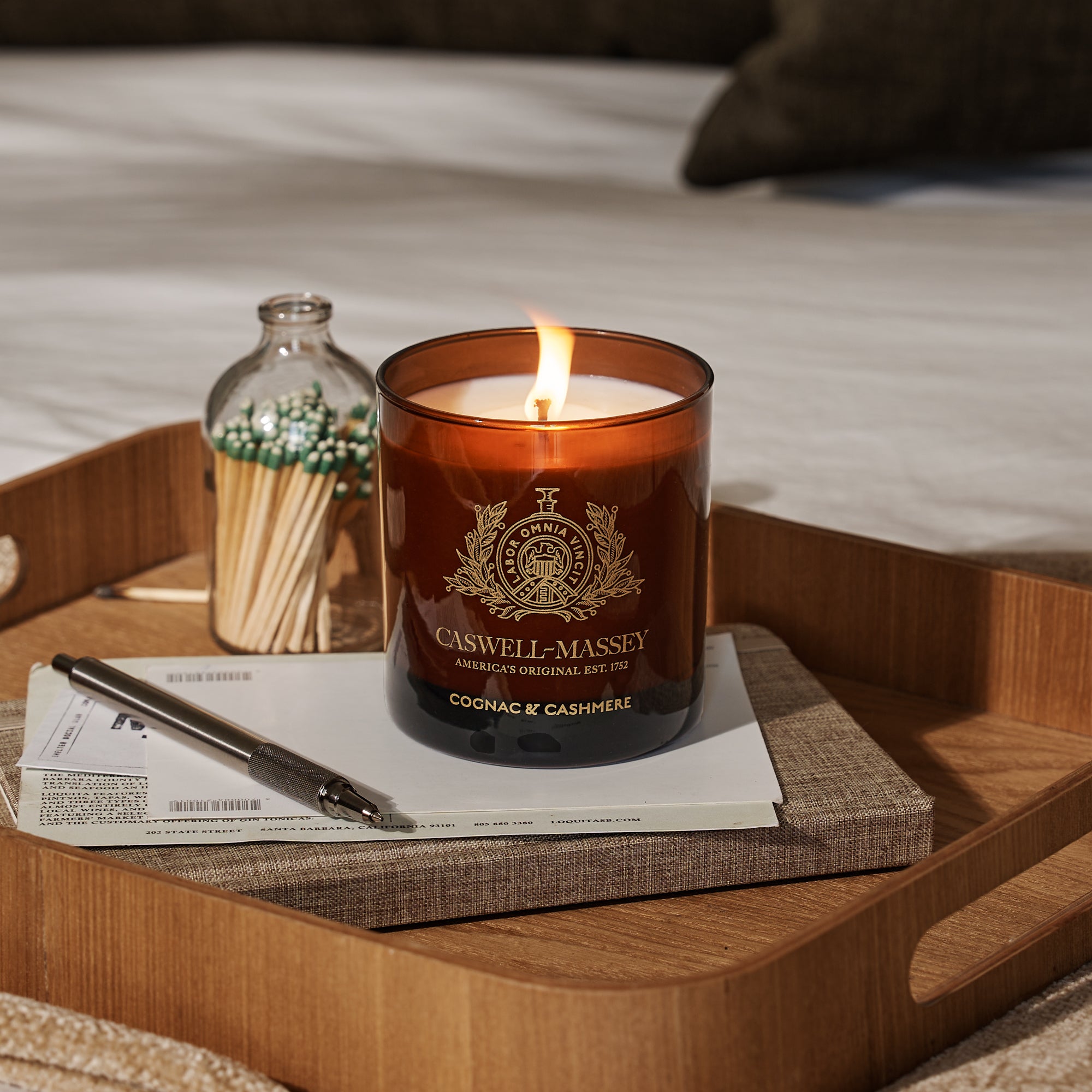 Cognac & Cashmere Candle Candles Caswell-Massey®
