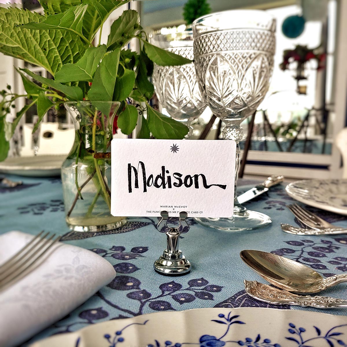 Marian McEvoy: 'Tropicalia' - Place Cards - Upright