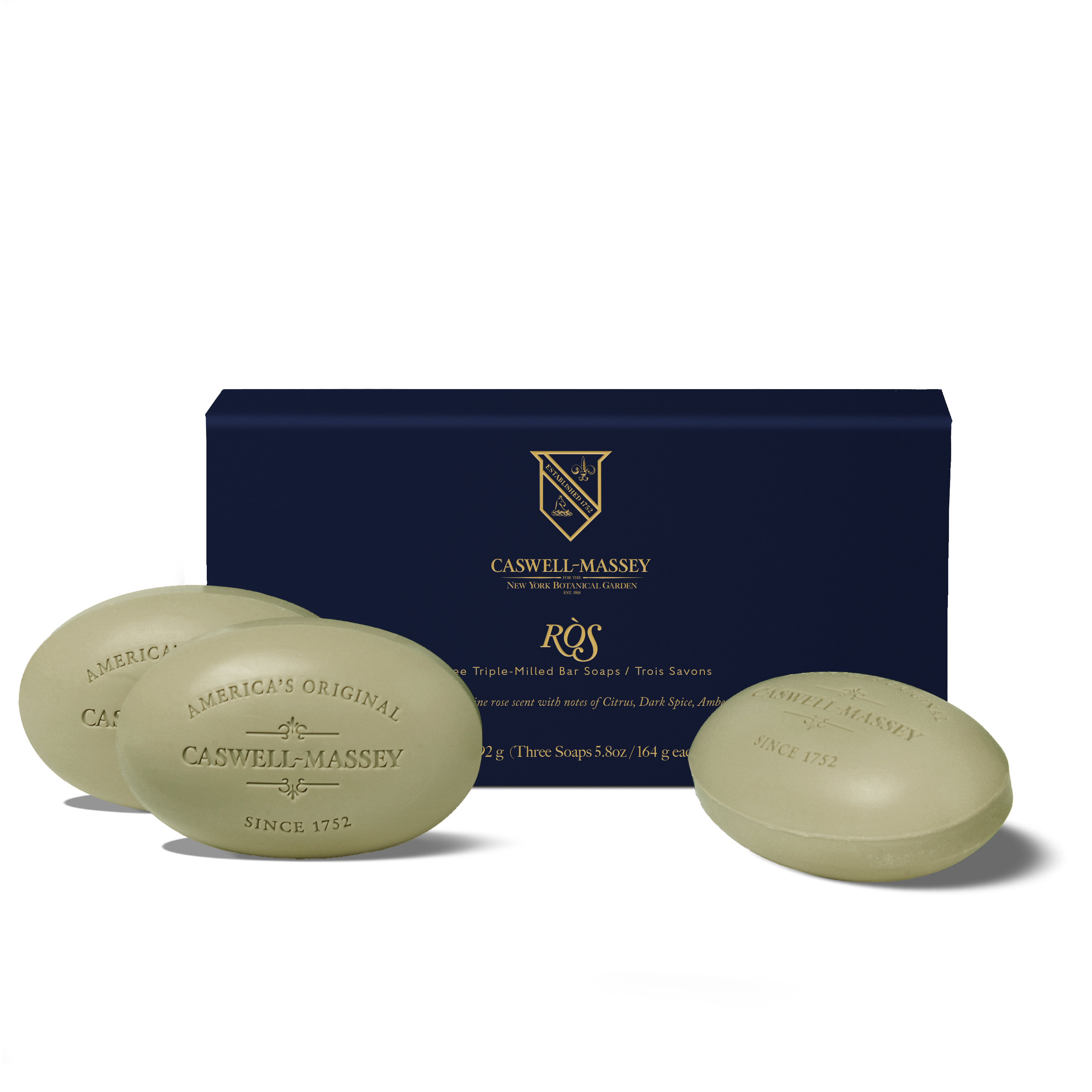 RÒS Bar Soap Bar Soap Caswell-Massey® 3-Soap Set