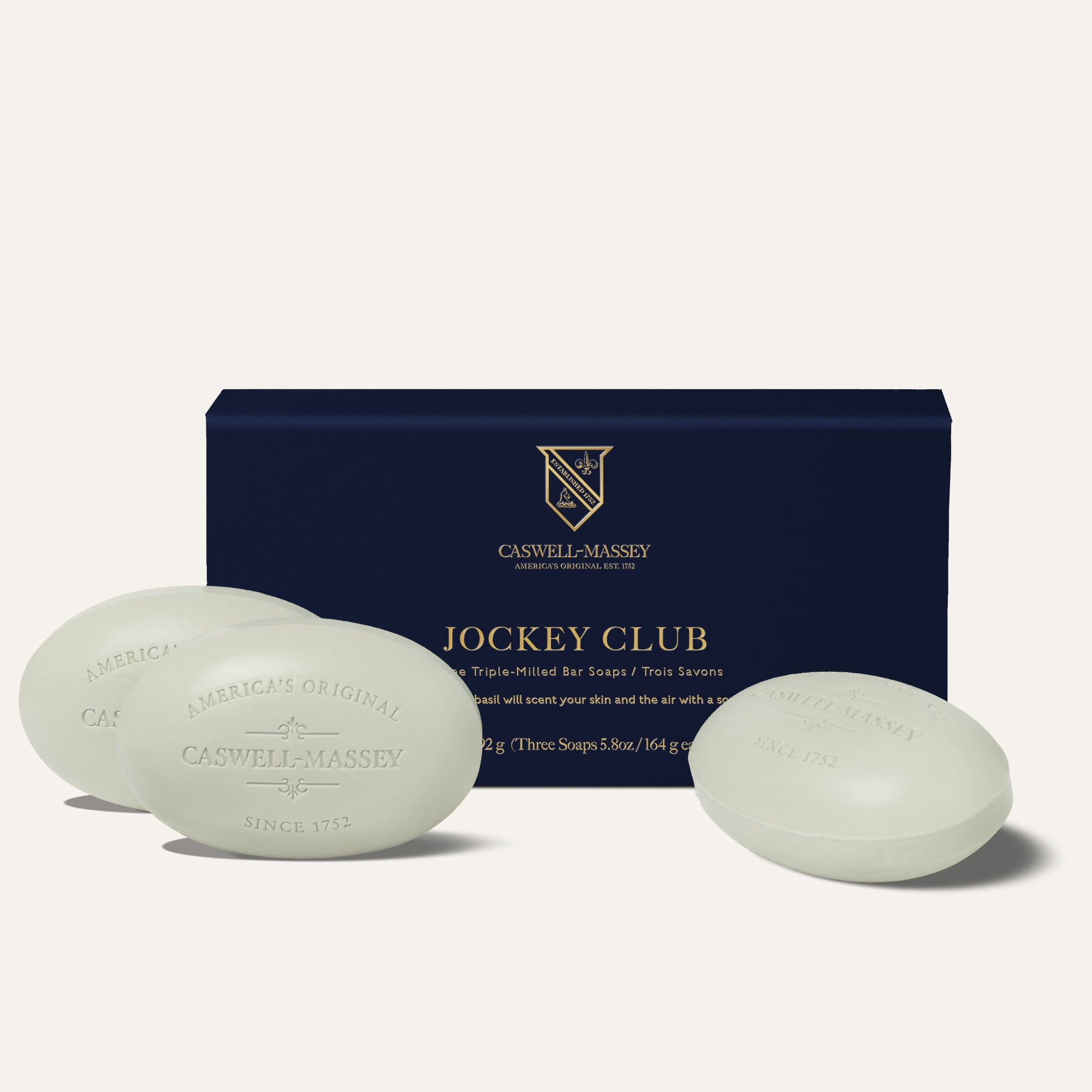 Jockey Club Bar Soap Bar Soap Caswell-Massey® 3-Soap Set