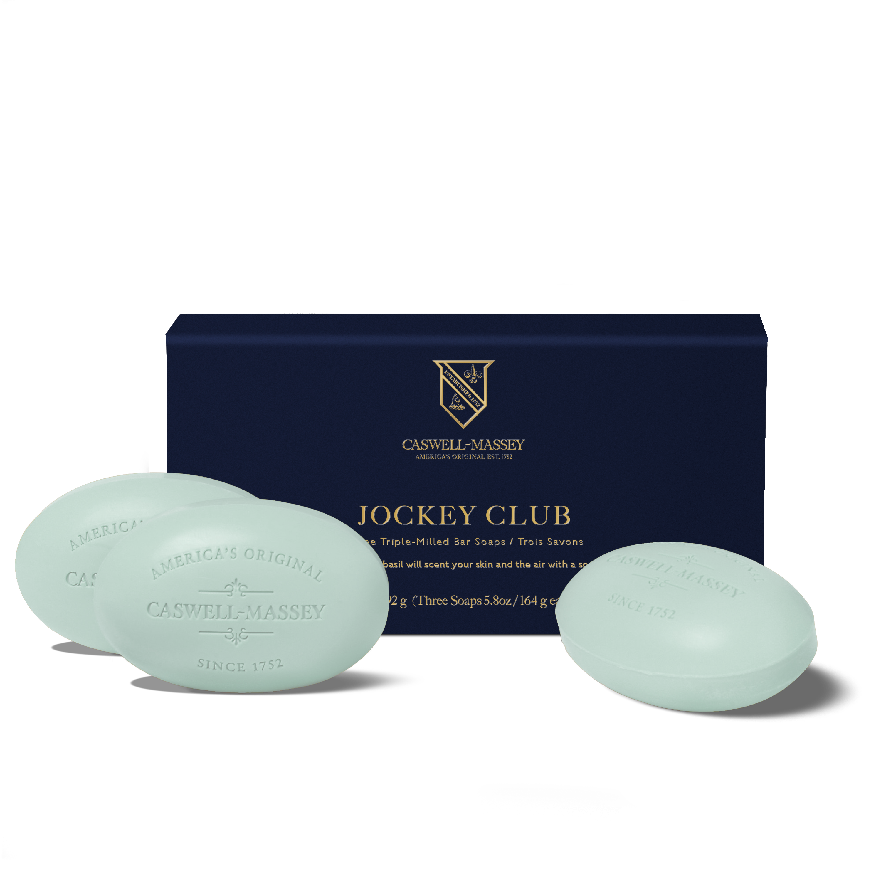 Jockey Club Bar Soap Bar Soap Caswell-Massey® 3-Soap Set