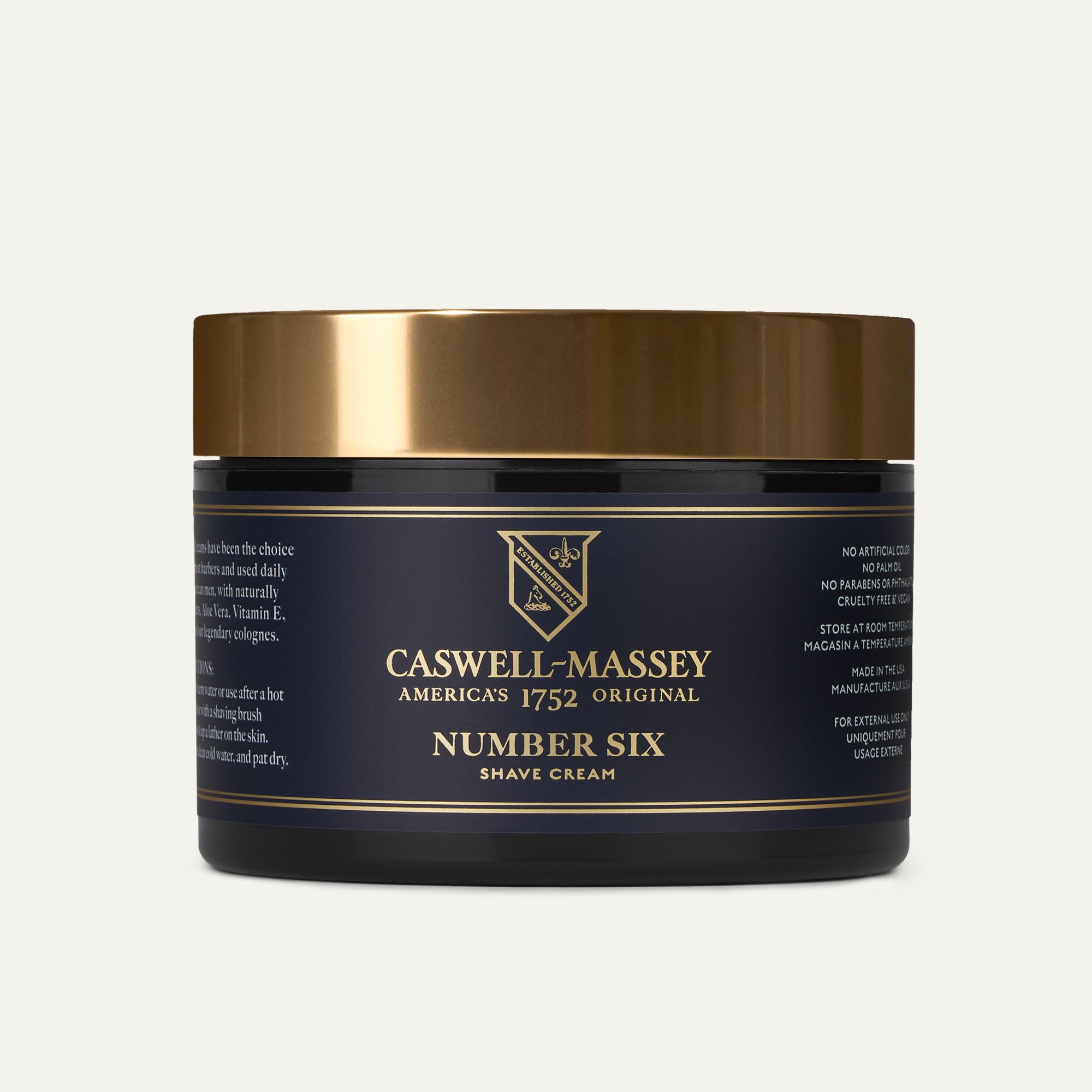 Number Six Shave Cream in Jar | Men's Shaving | Caswell-Massey®