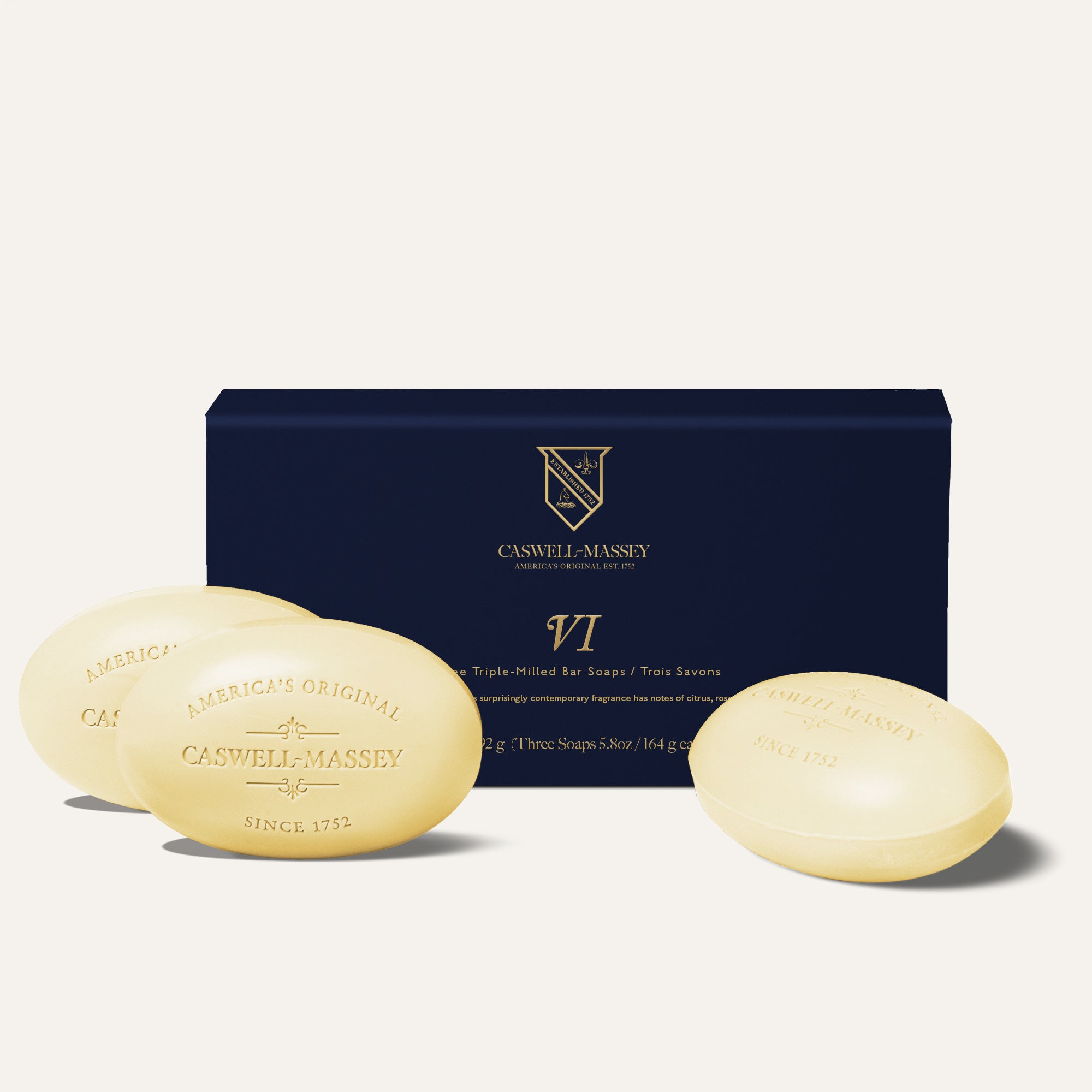 Number Six Bar Soap Bar Soap Caswell-Massey® 3-Soap Set