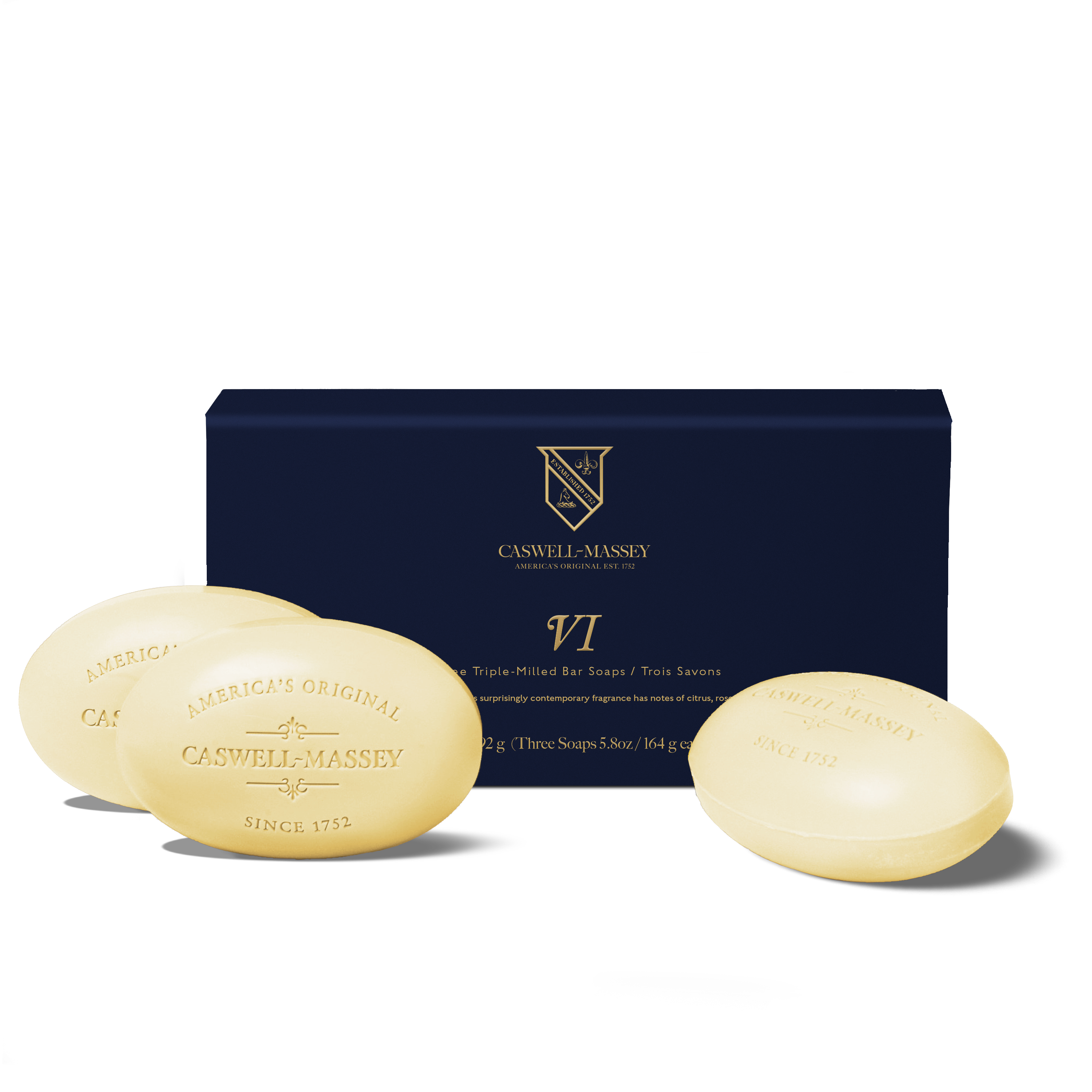 Number Six Bar Soap Bar Soap Caswell-Massey® 3-Soap Set