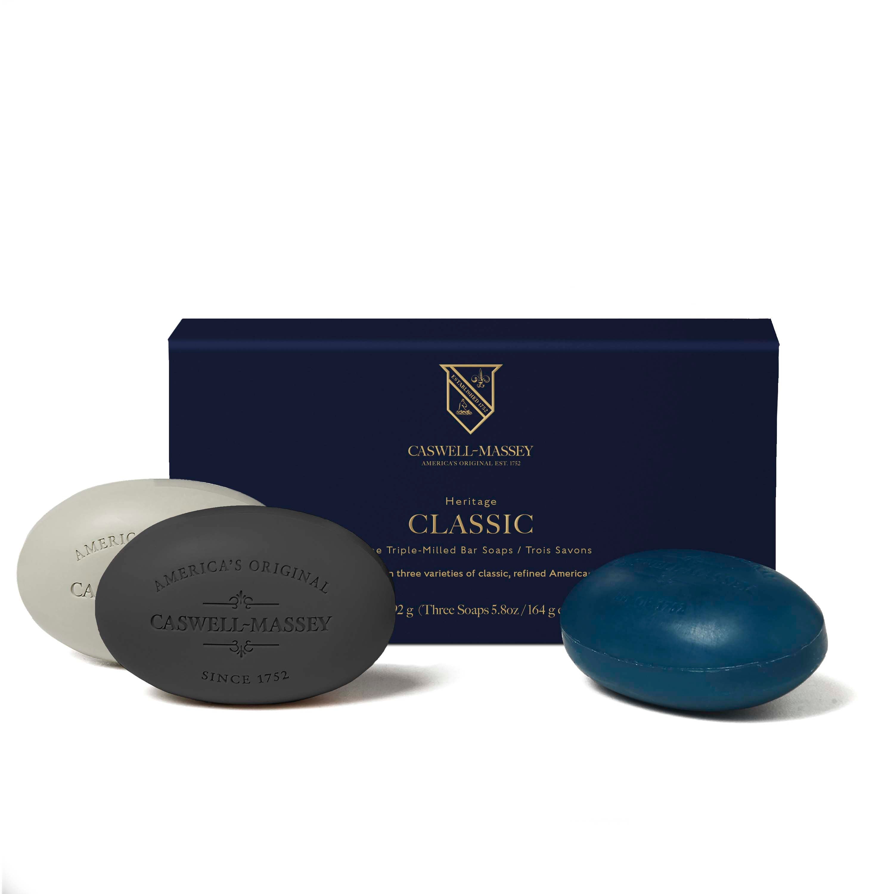 Classic Collection Soap Set Bar Soap Caswell-Massey® 3-Soap Set  