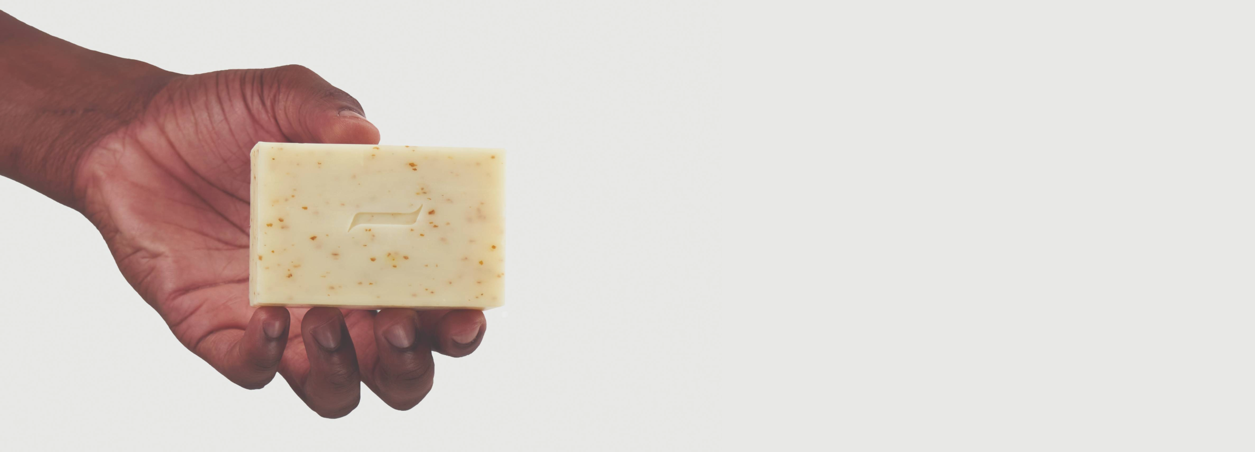 Caswell-Massey Heritage Scrub Bar: image showing bar soap being held in hand