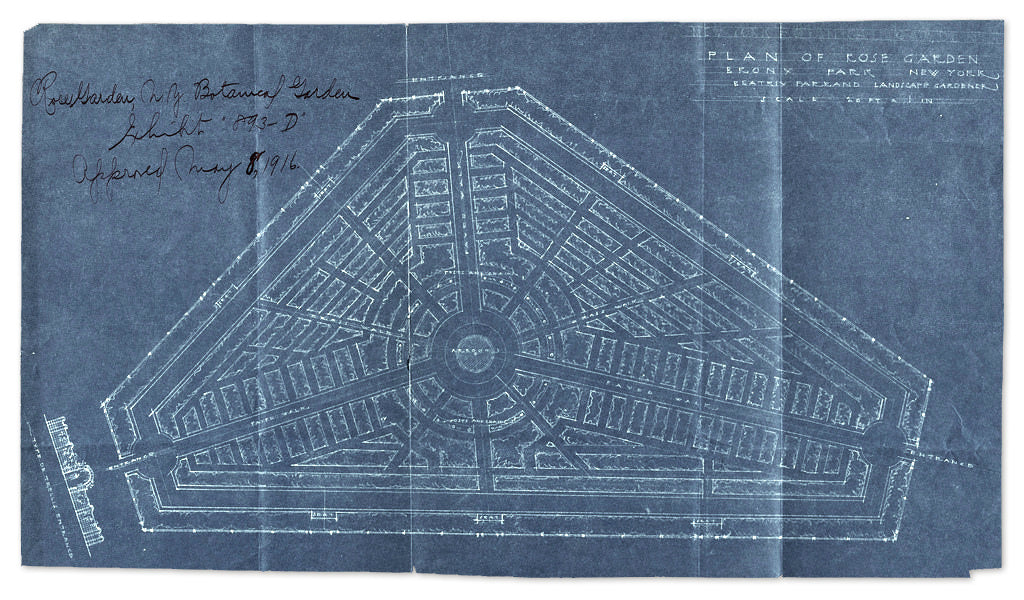 Farrand Rose Garden Blueprints