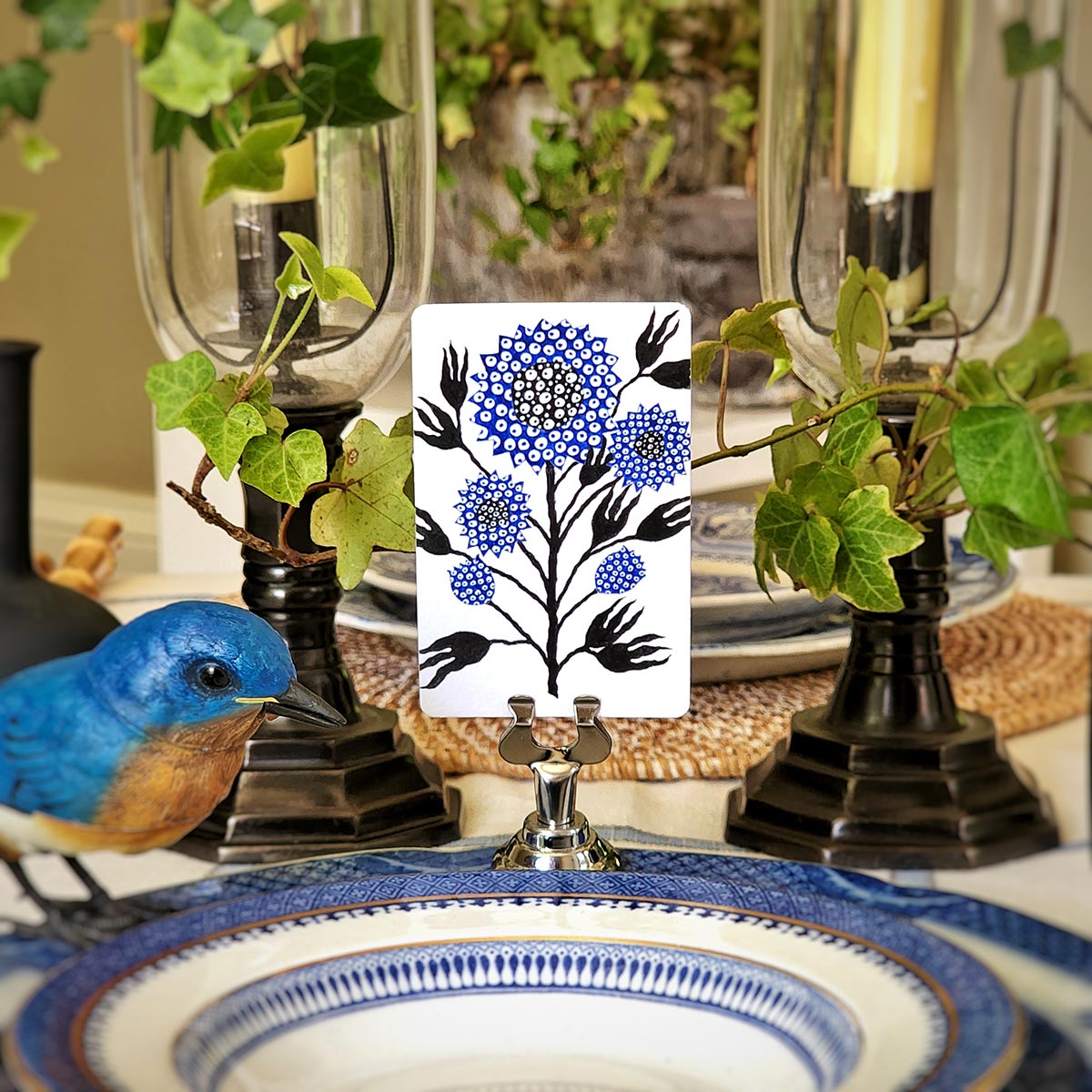 Marian McEvoy: Floral Fantasia - Place Cards - Upright