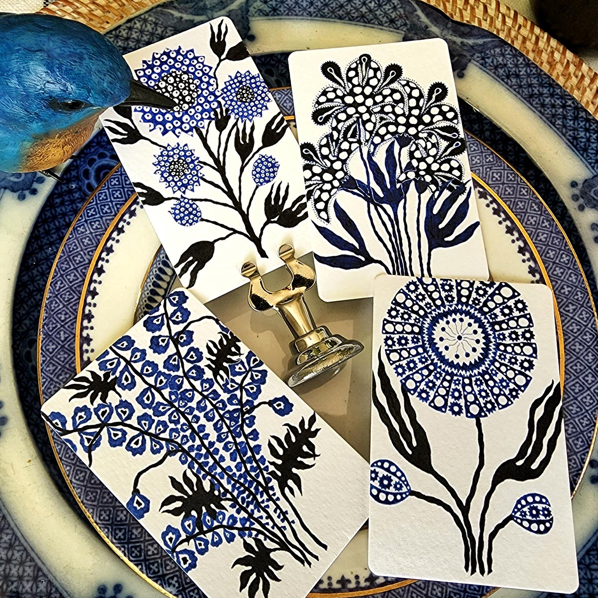 Marian McEvoy: Floral Fantasia - Place Cards - Upright