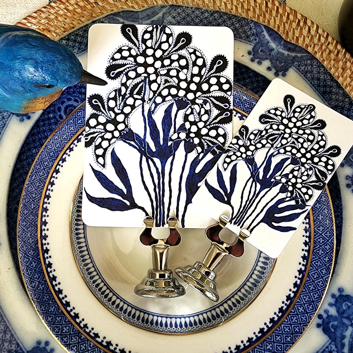Marian McEvoy: Floral Fantasia - Place Cards - Upright