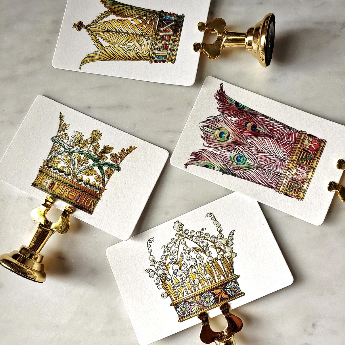 Coronet Nouveau - Place Cards - Upright