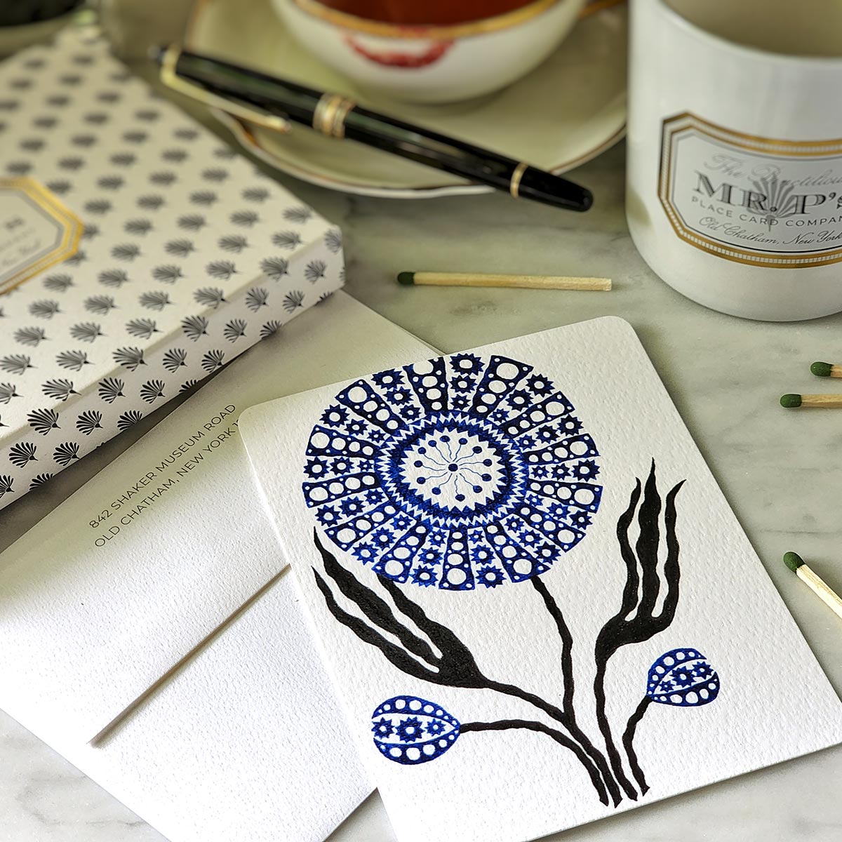 Marian McEvoy: 'Floral Fantasia' Pack of Note Cards