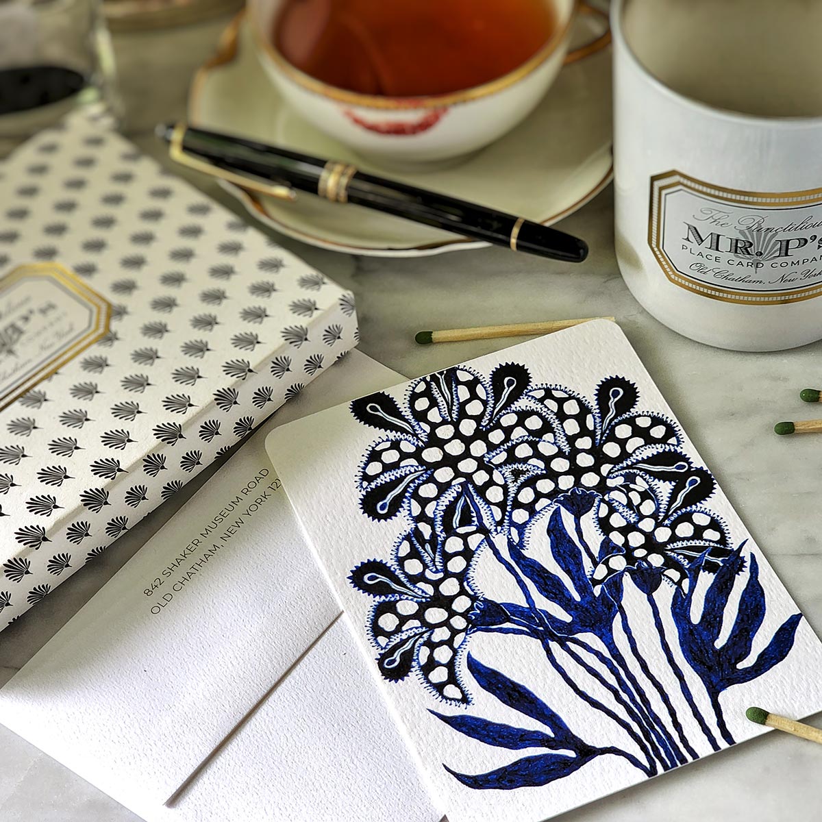Marian McEvoy: 'Floral Fantasia' Pack of Note Cards