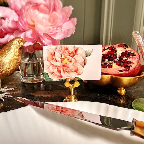 Rose Garden - Place Cards - Upright