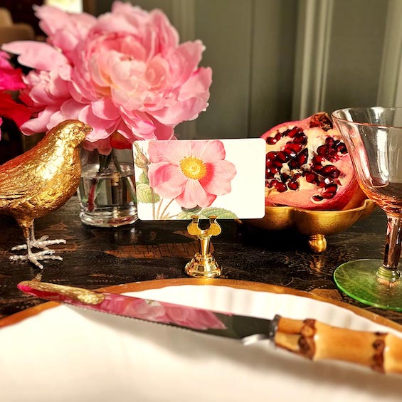 Rose Garden - Place Cards - Upright