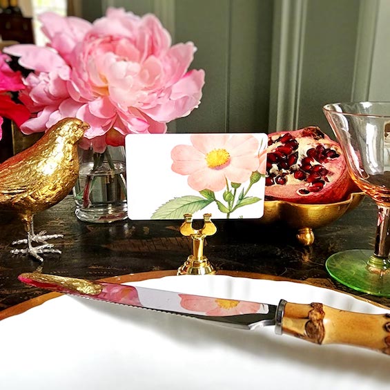 Rose Garden - Place Cards - Upright