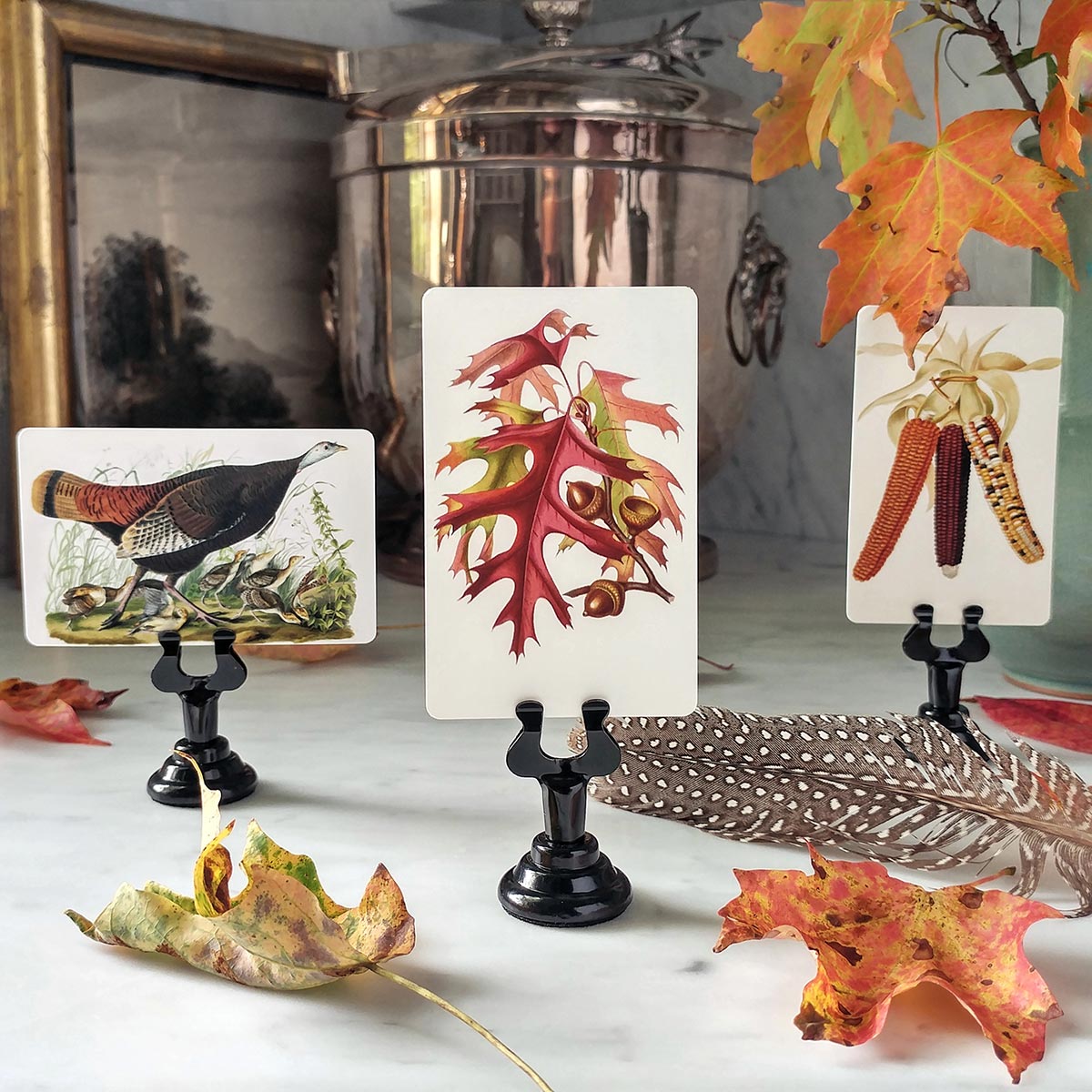 Autumn Tableau - Place Cards - Upright