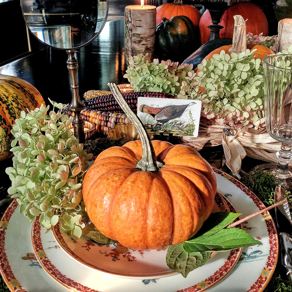 Autumn Tableau - Place Cards - Upright