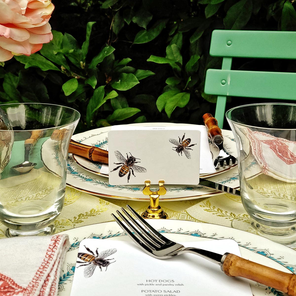 Bees - Place Cards - Upright