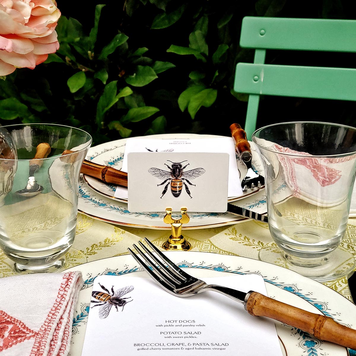 Bees - Place Cards - Upright