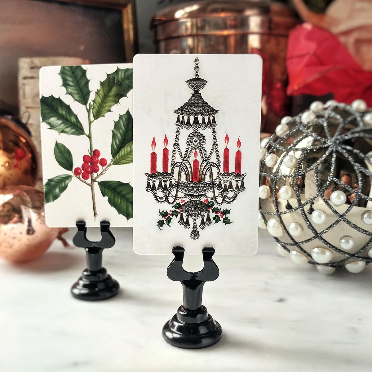 Christmas Pendant - Place Cards - Upright