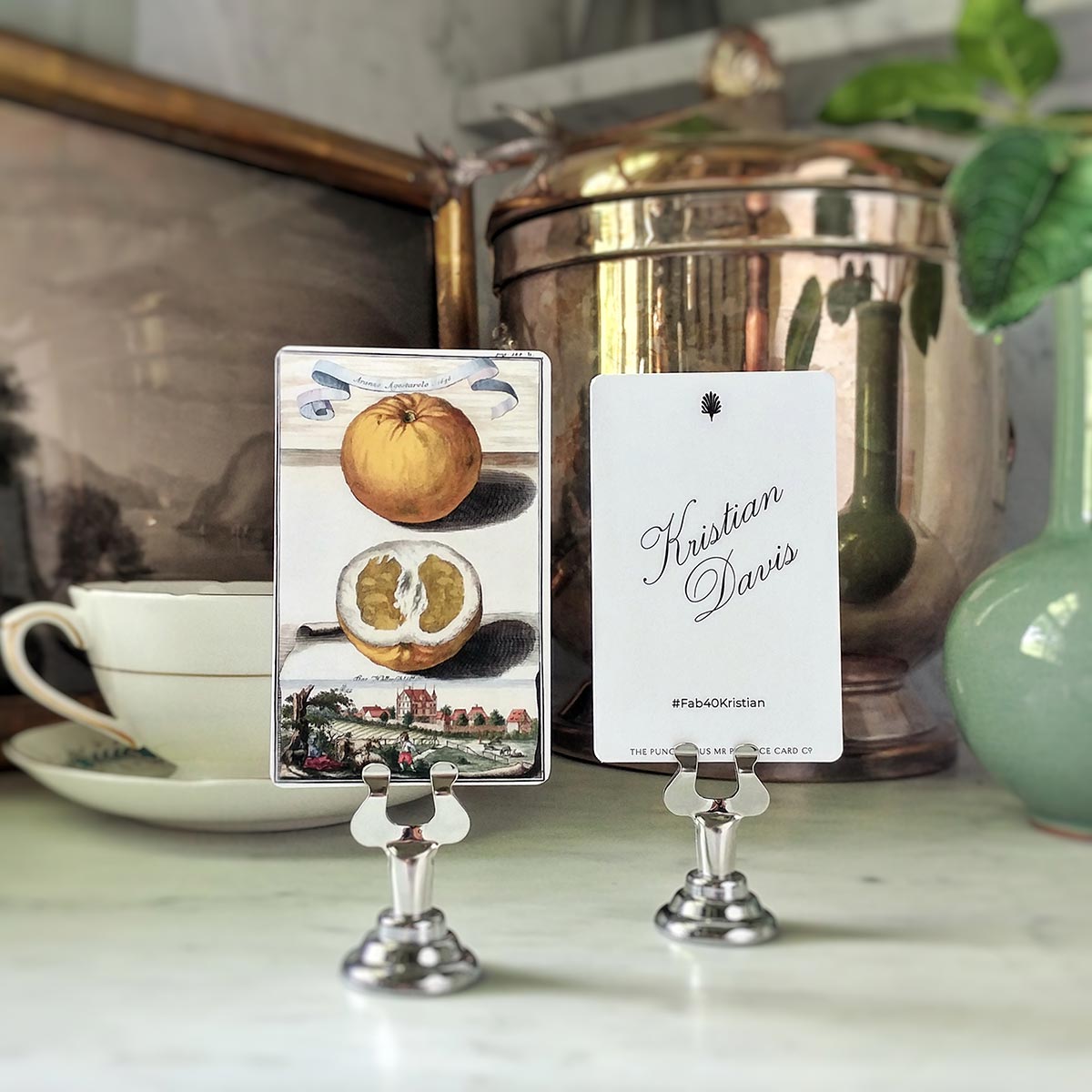 Citrus Gardens - Place Cards - Upright