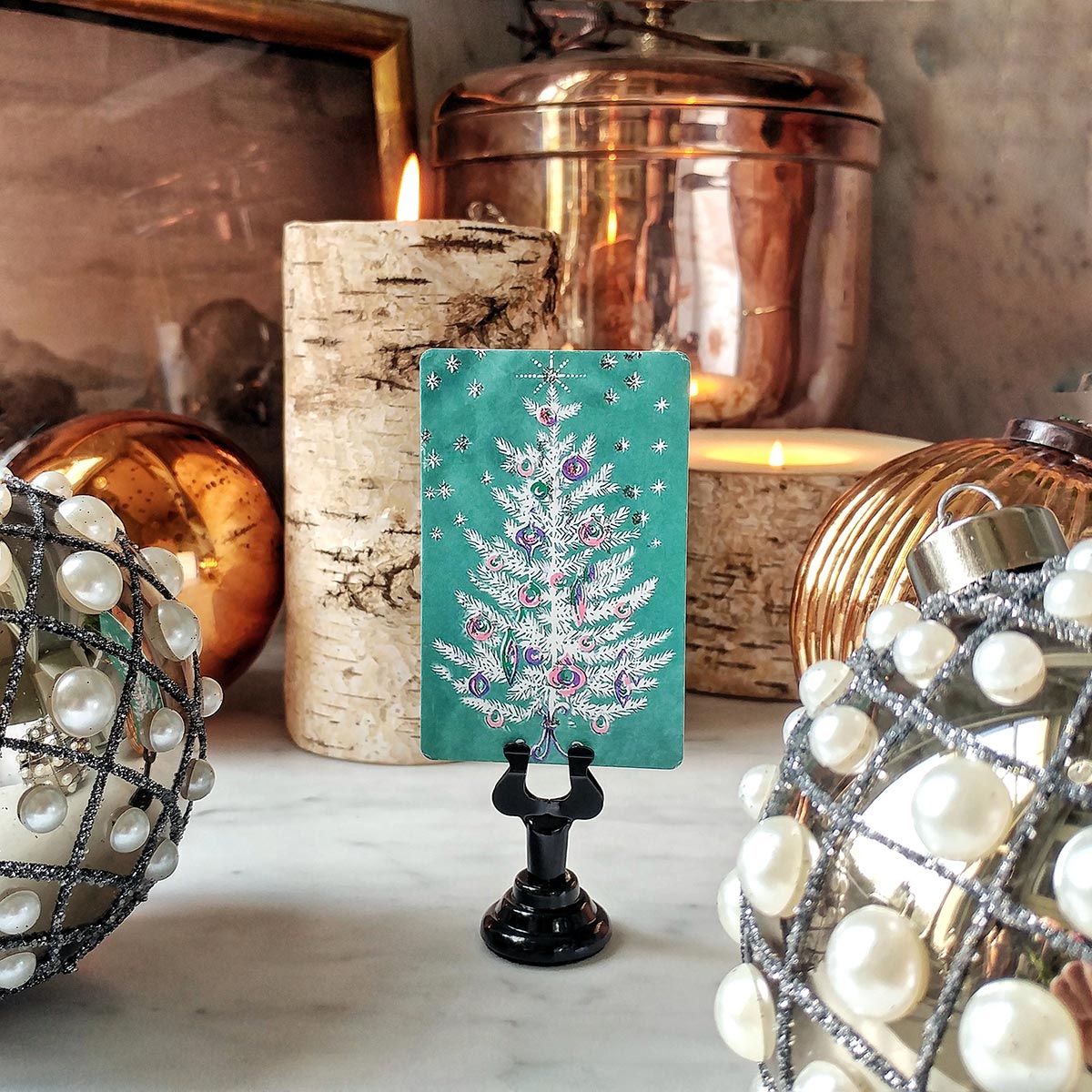 Hollywood Christmas - Place Cards - Upright