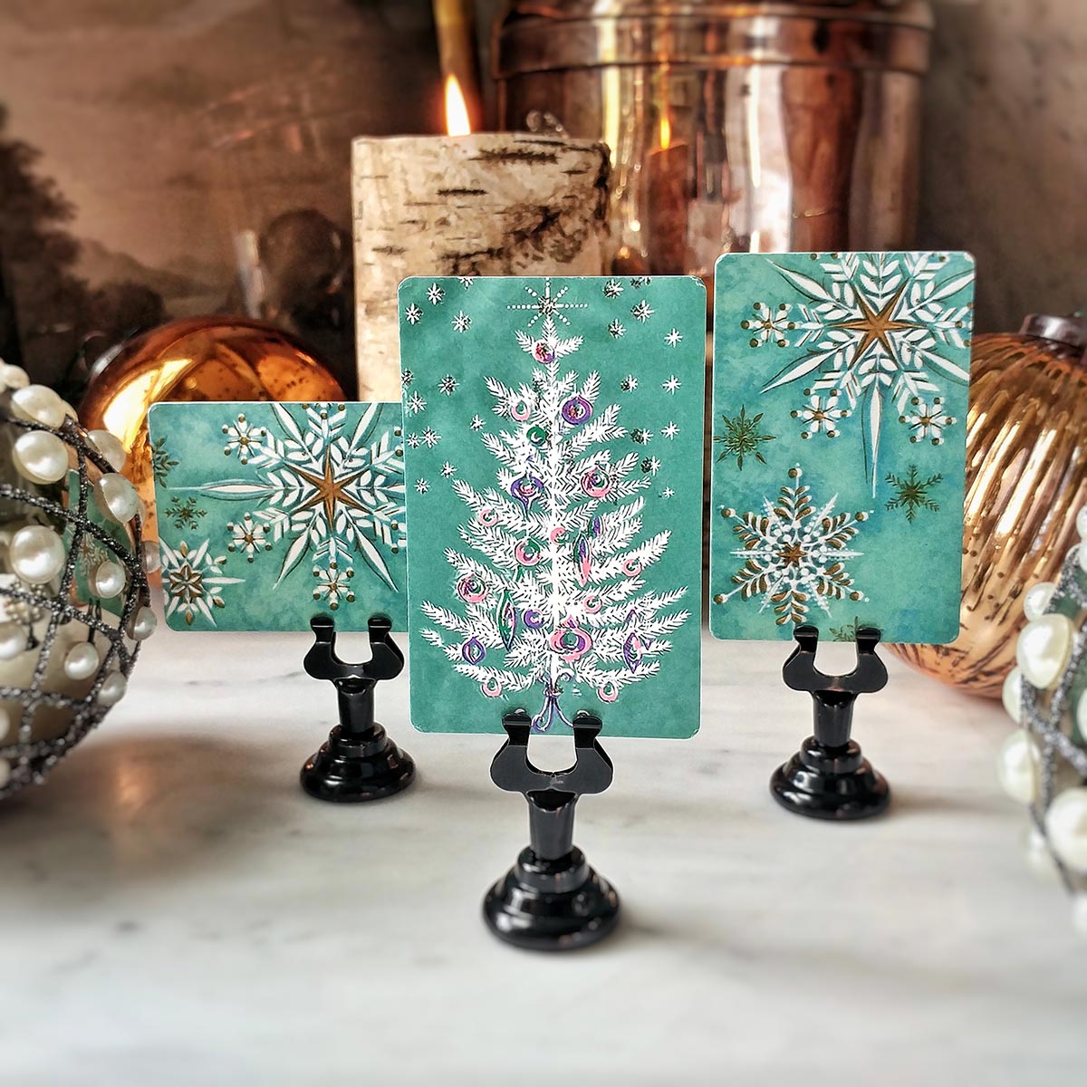 Hollywood Christmas - Place Cards - Upright