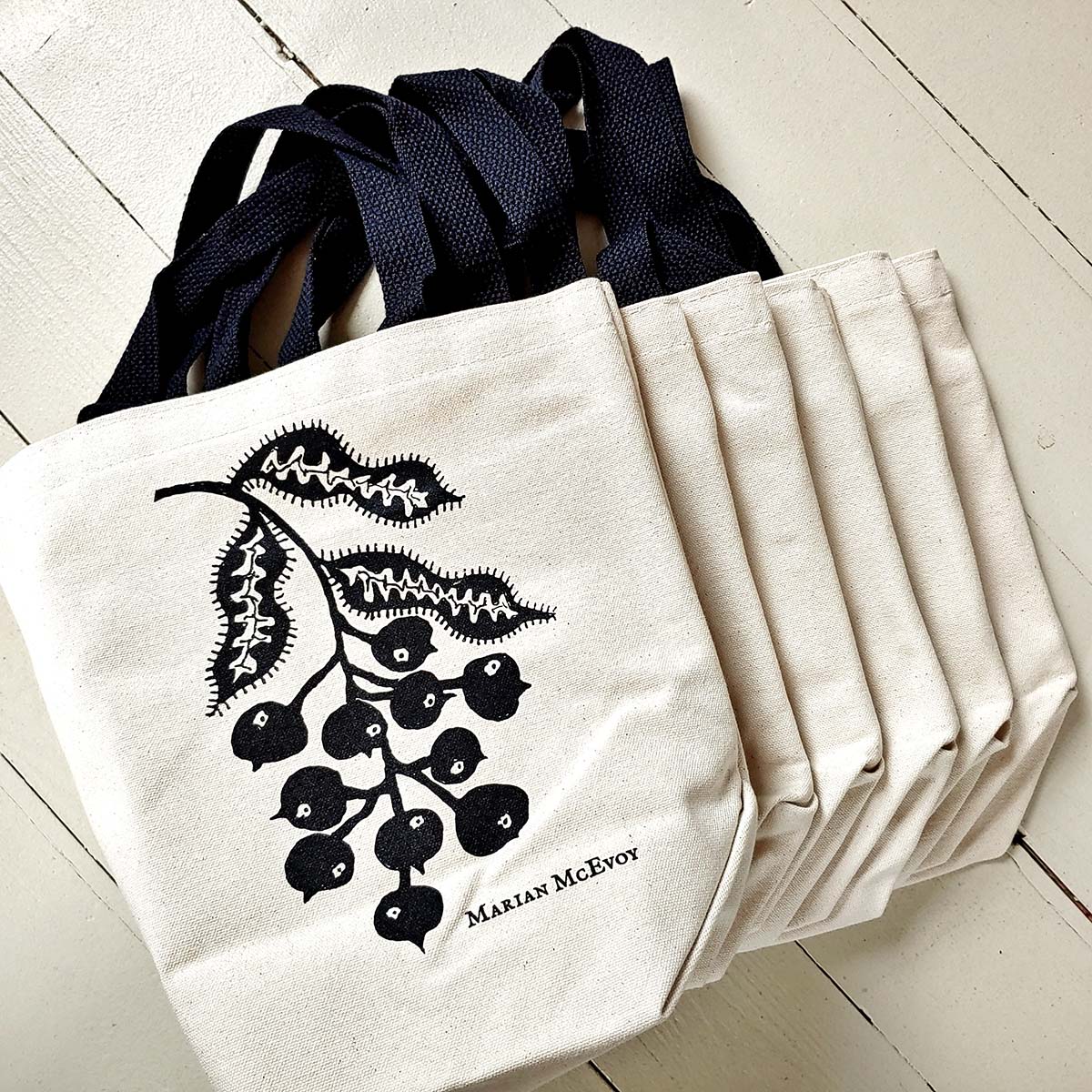 Marian McEvoy: 4 Bottle Tote Bag