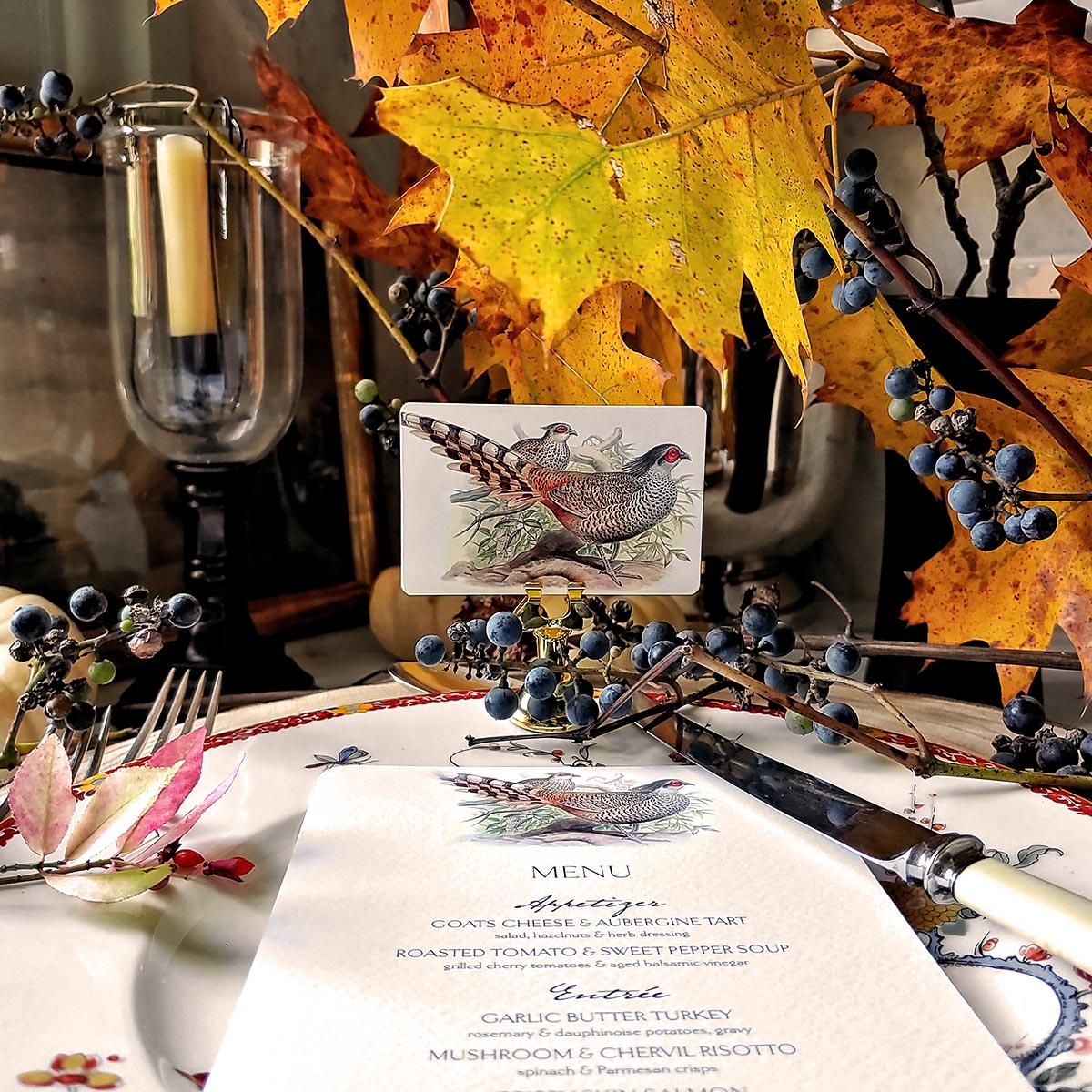 Pheasantry - Menu Cards- s/4