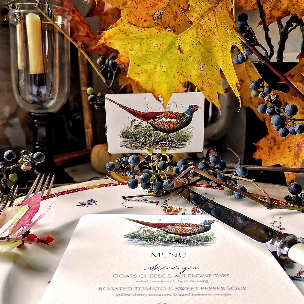 Pheasantry - Menu Cards- s/4