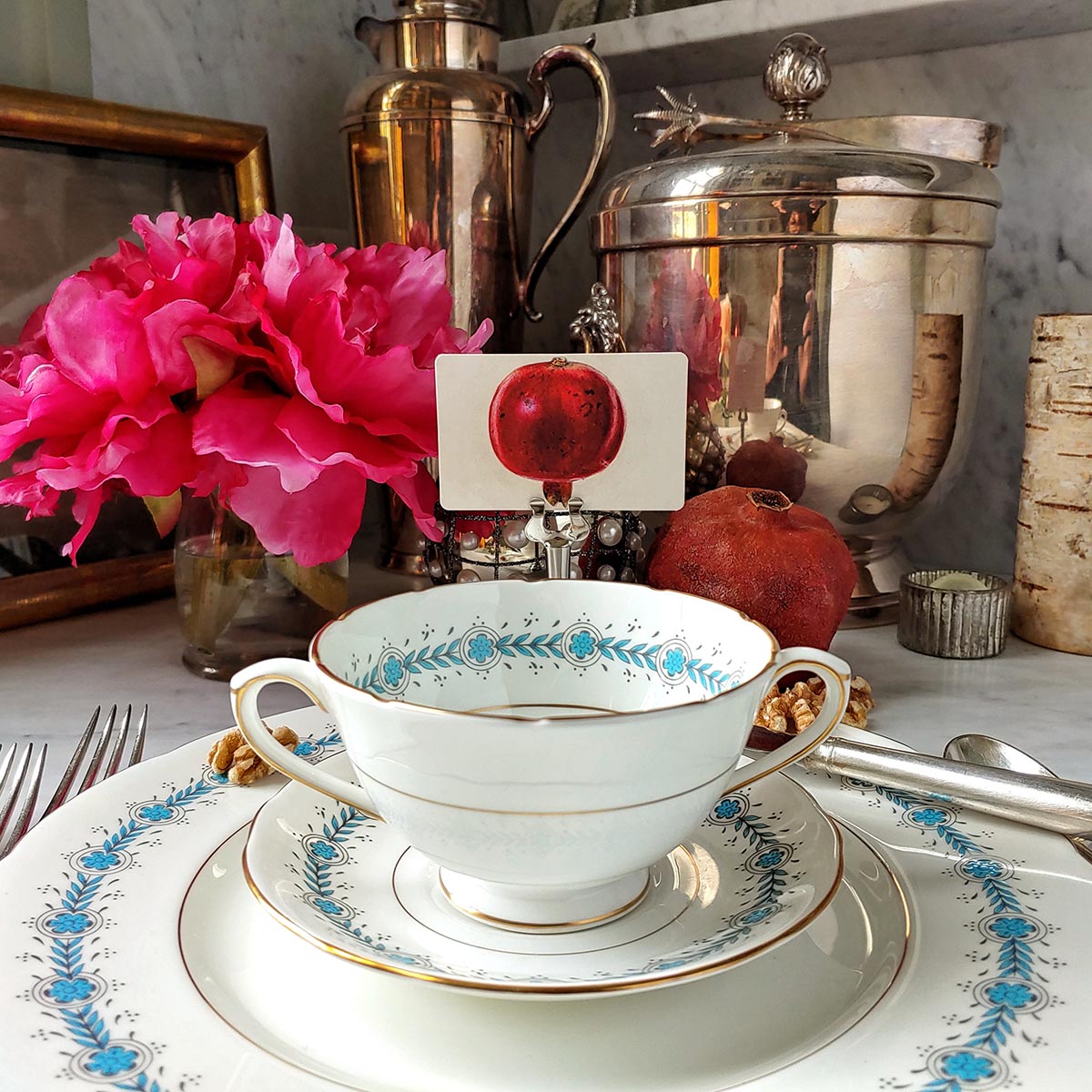 Pomegranate - Place Cards - Upright