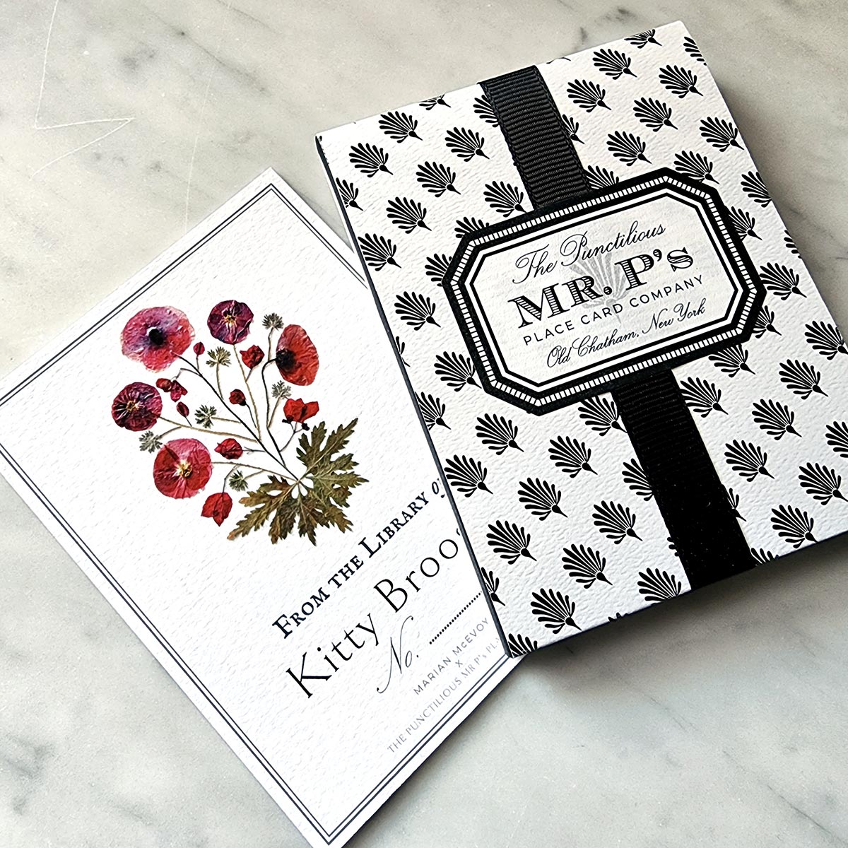 Marian McEvoy: Pressed Poppies - Bookplate