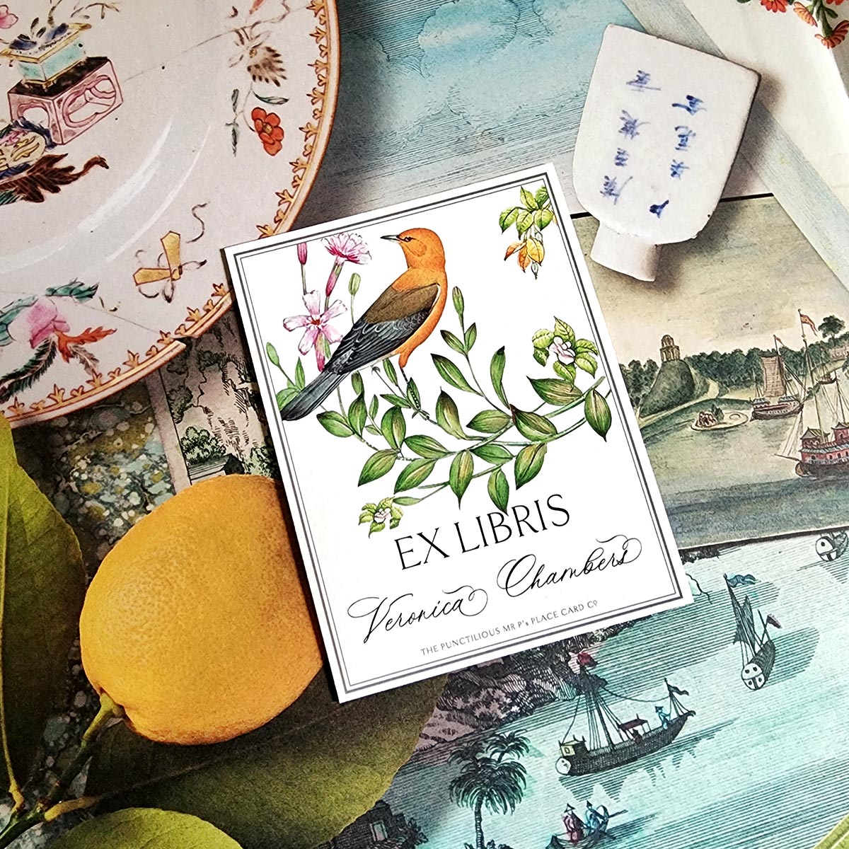 Birds of India - Bookplate