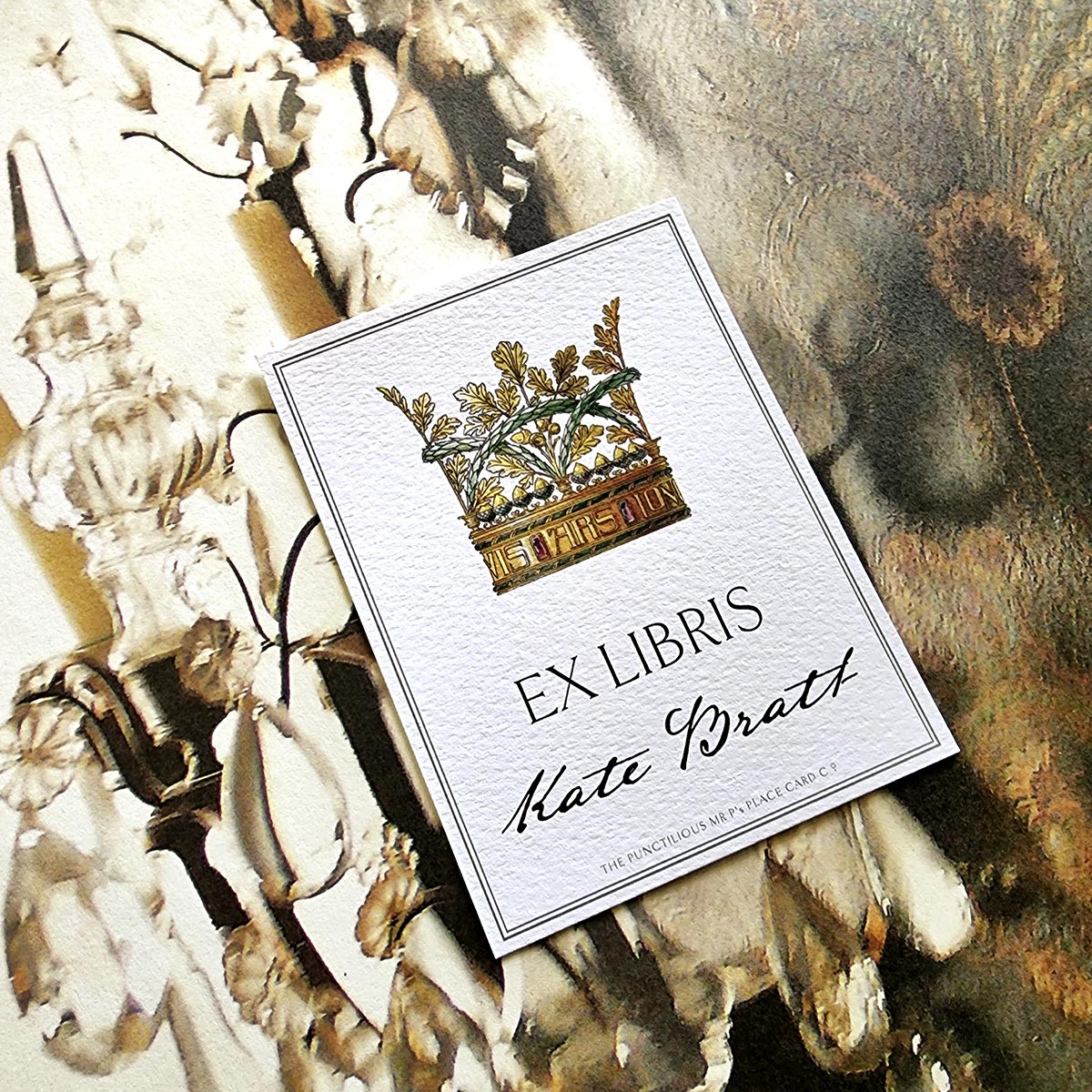 Coronet Nouveau - Bookplate