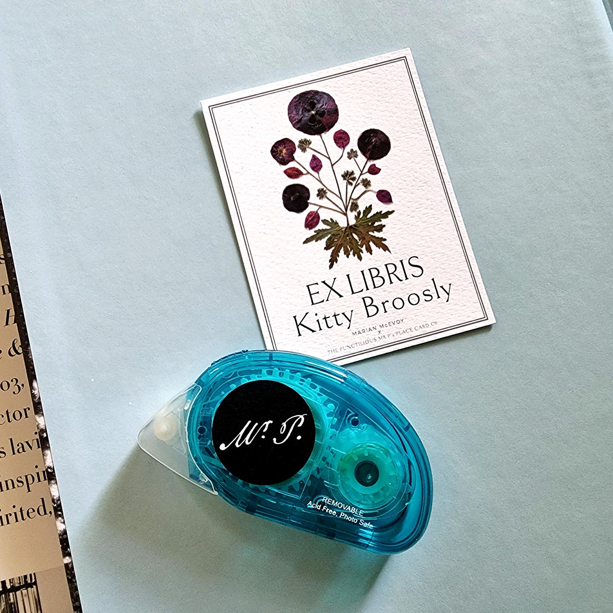 Marian McEvoy: Pressed Poppies - Bookplate