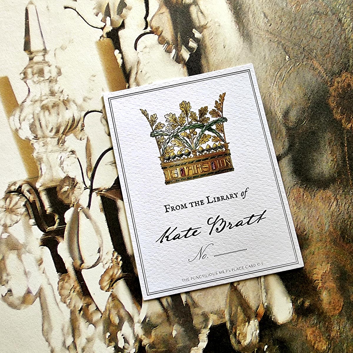 Coronet Nouveau - Bookplate