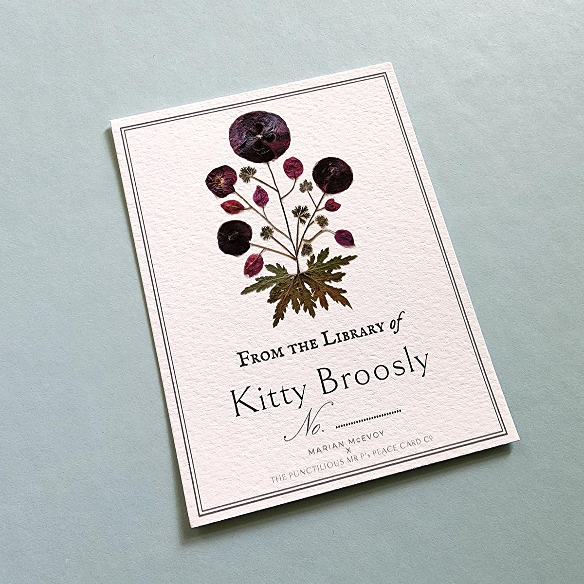 Marian McEvoy: Pressed Poppies - Bookplate