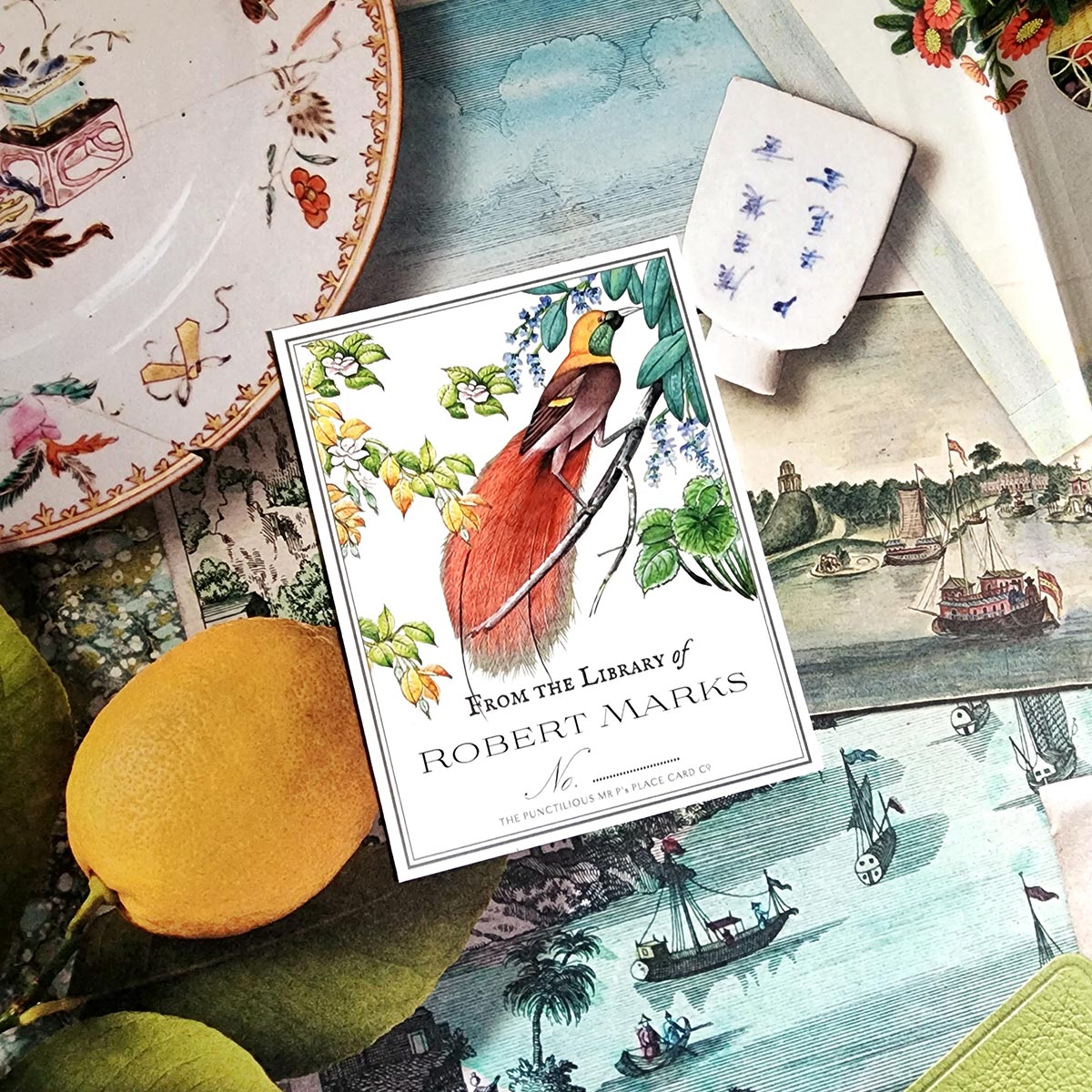 Birds of India - Bookplate