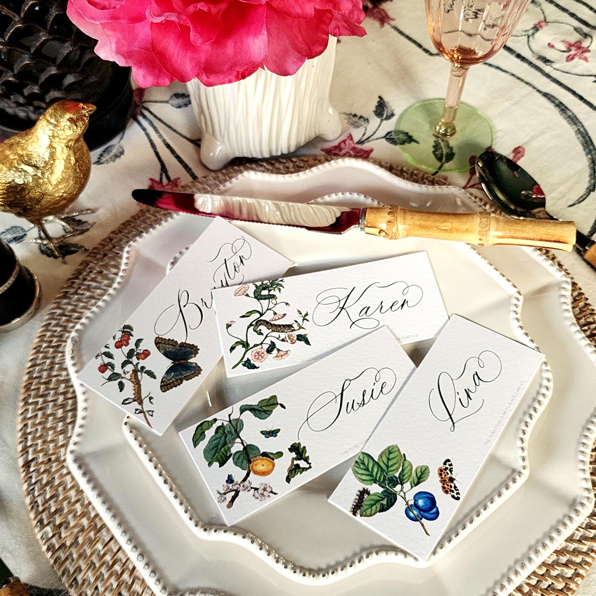 Signs of Spring - Place Cards - Laydown