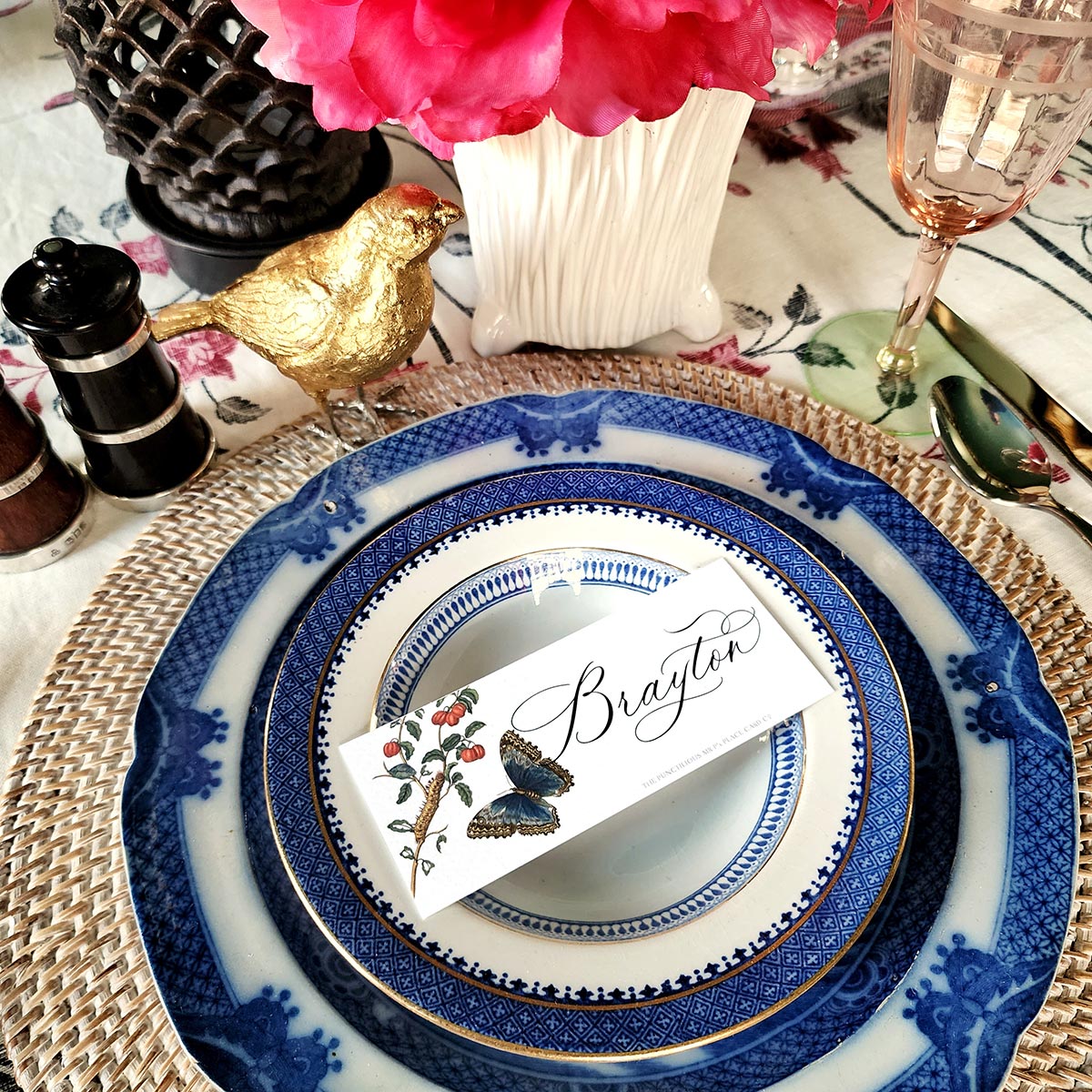 Signs of Spring - Place Cards - Laydown