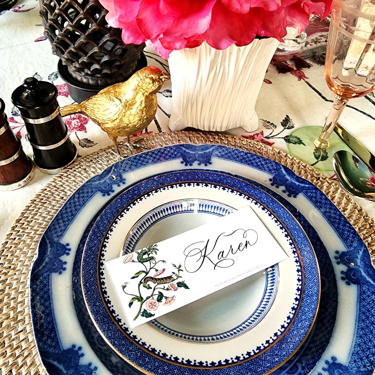 Signs of Spring - Place Cards - Laydown
