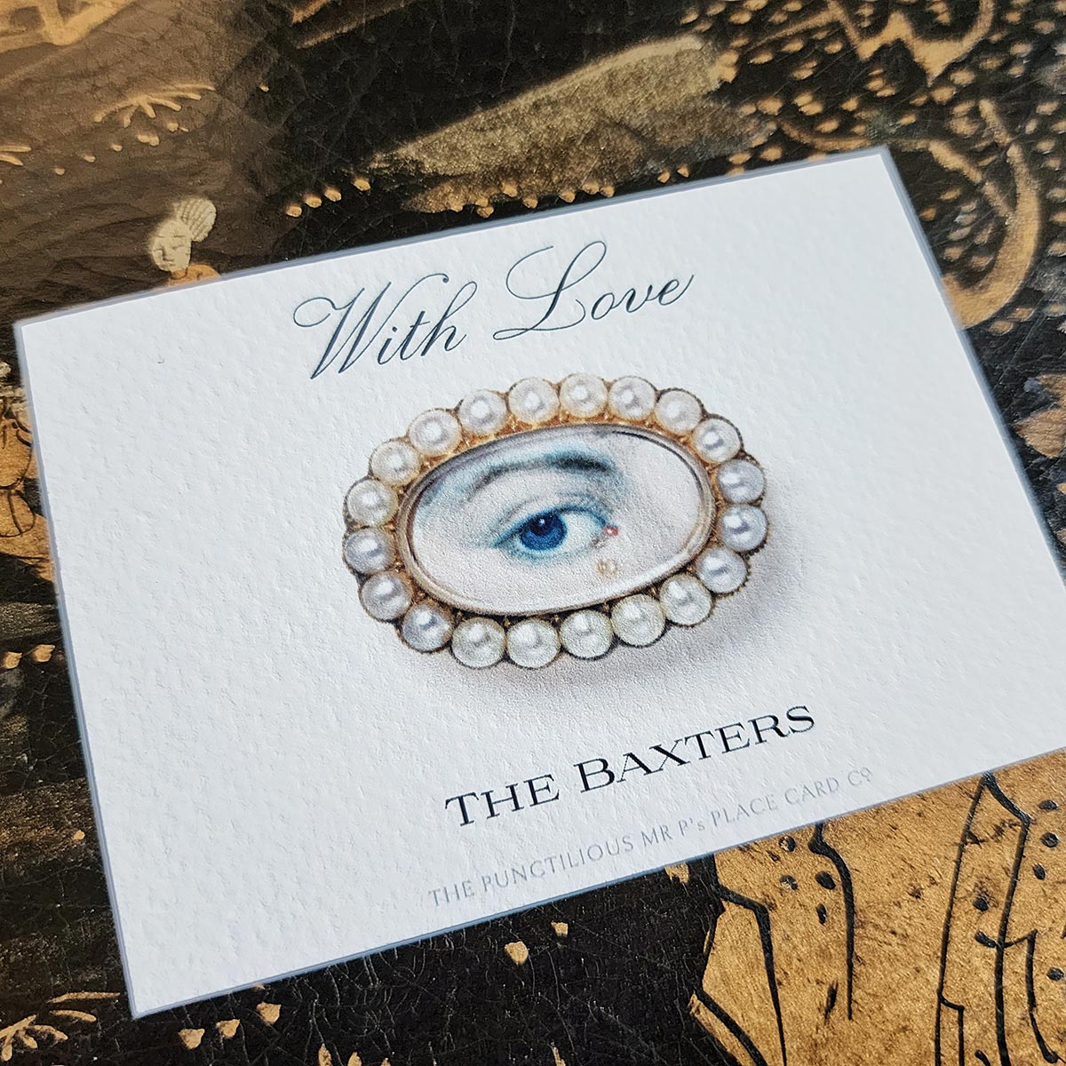 The Lover's Eye- Pearl- Custom Gift Notes