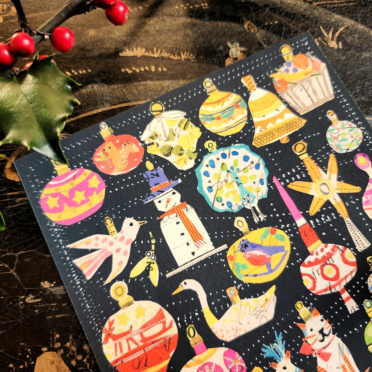 Sarah V Battle: 'ChristmasShire' Holiday Note Card Set