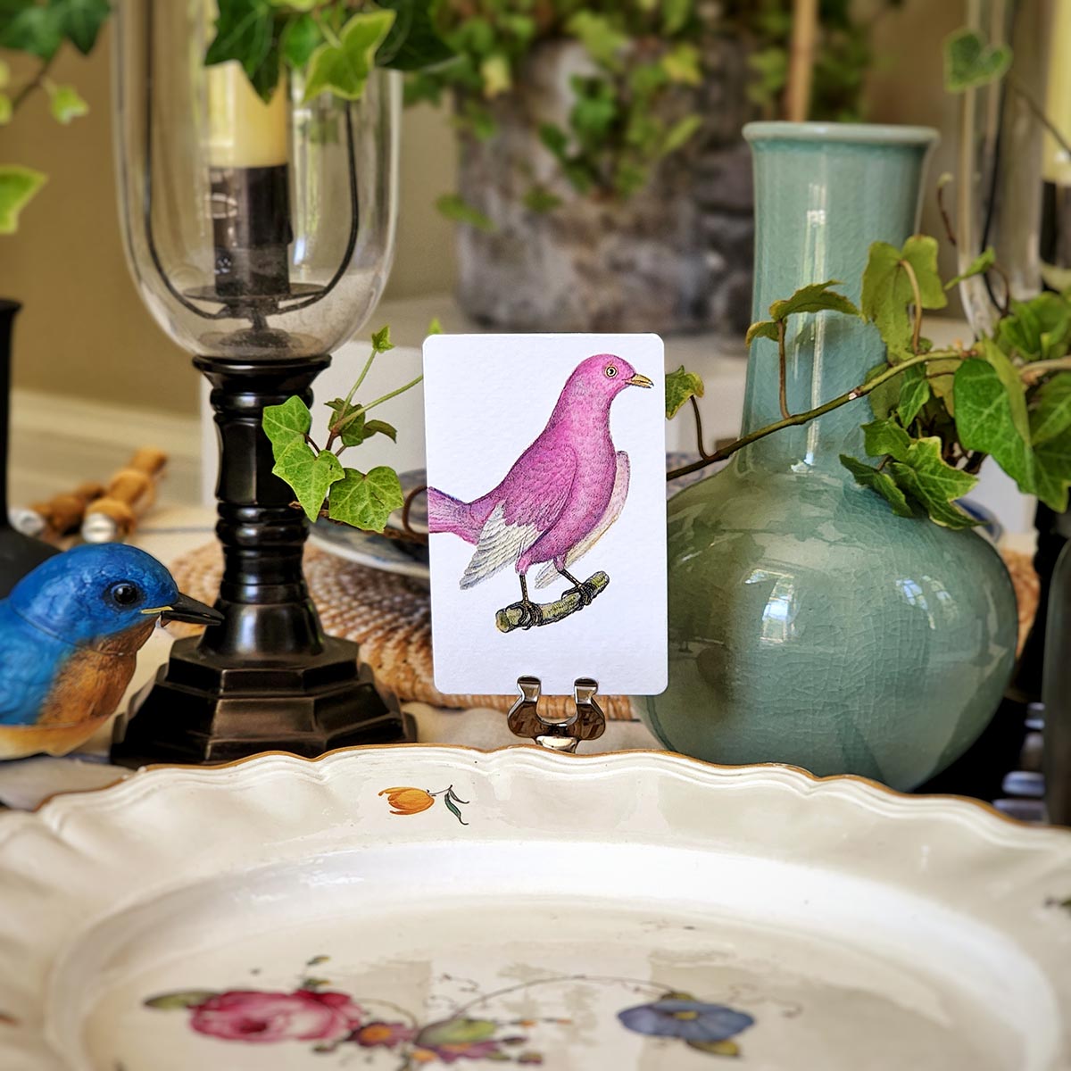 Chromatic Cuckoo - Place Cards - Upright