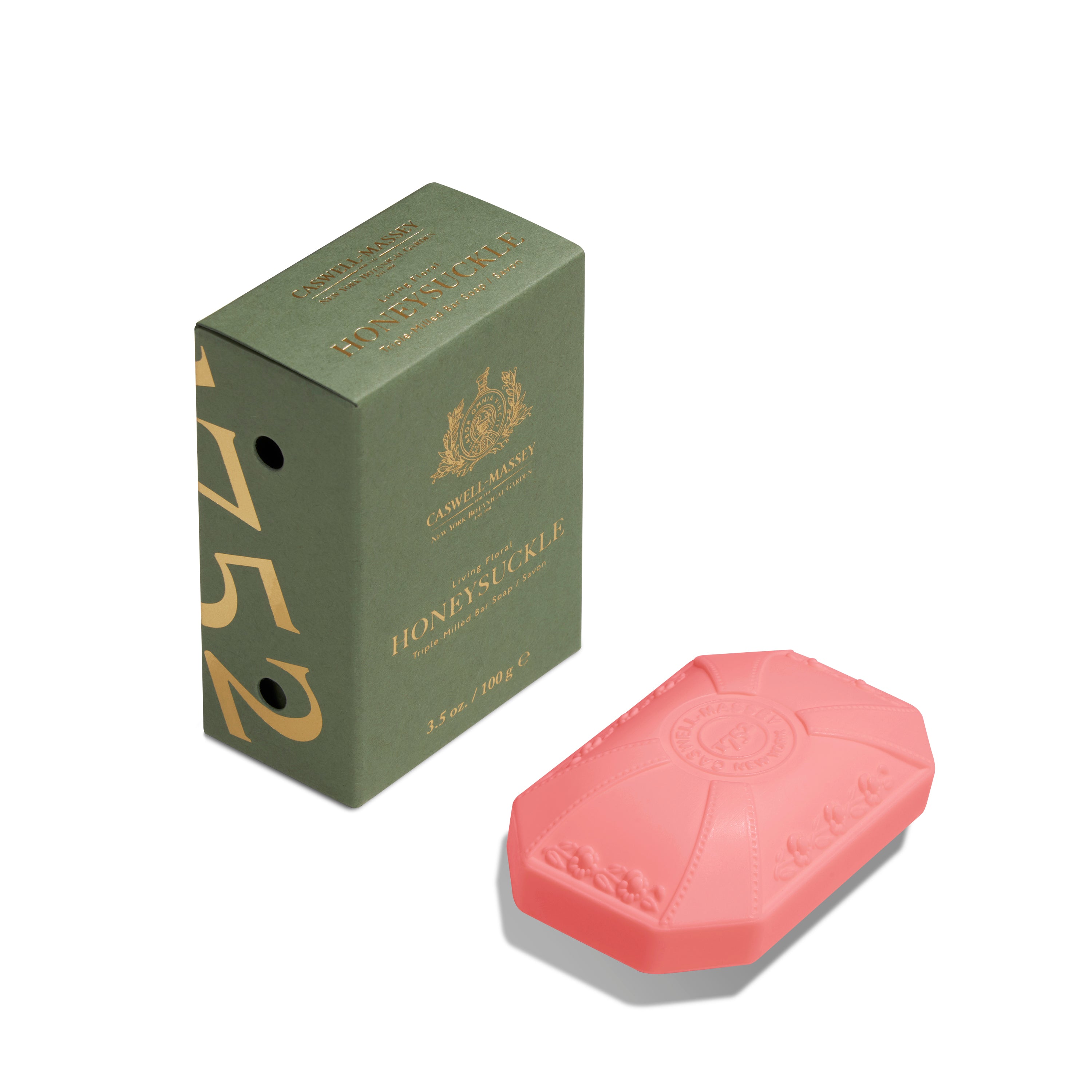 Caswell-Massey Honeysuckle Luxury Bath Soap Packshot