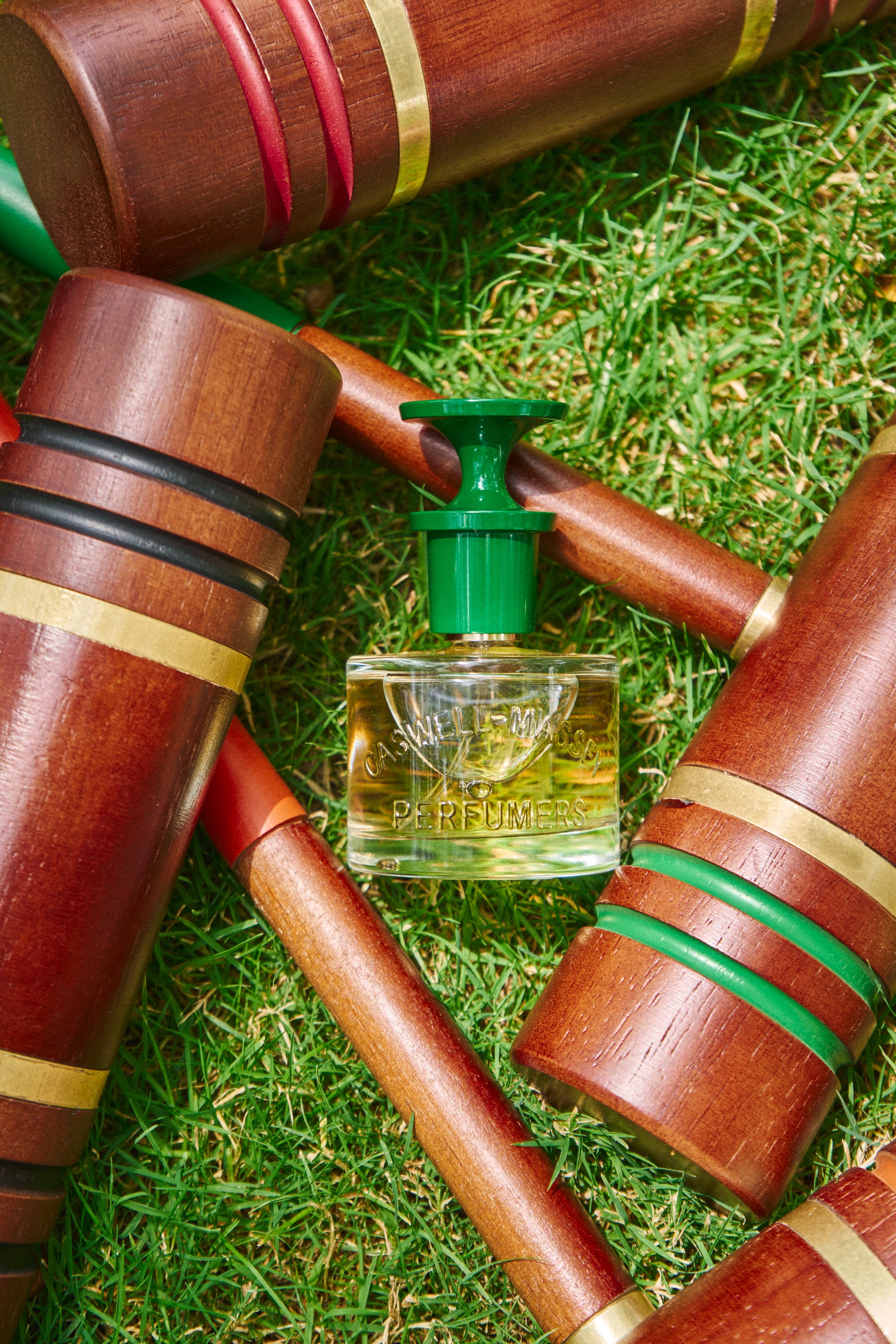 Caswell-Massey Rose Perfume Croquet Set