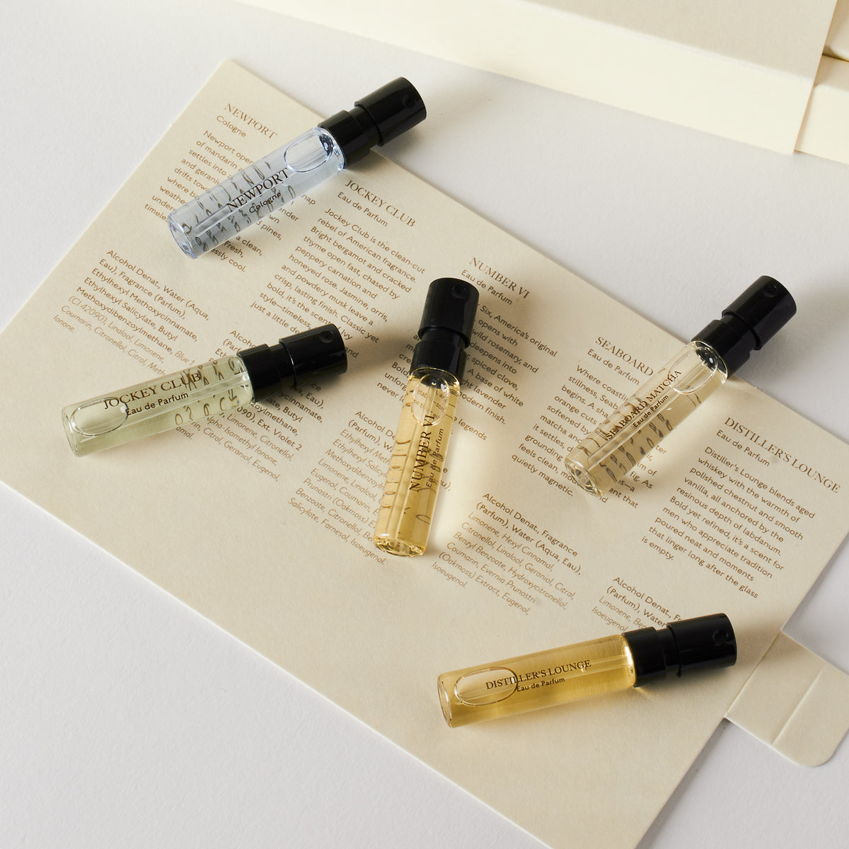 Fragrance Discovery Collection | Men’s Cologne Samples | Caswell-Massey