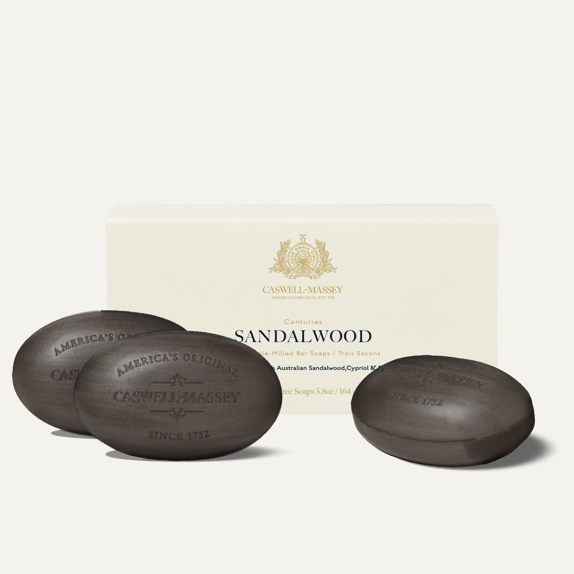 Sandalwood Bar Soap Bar Soap Caswell-Massey® 3-Soap Set