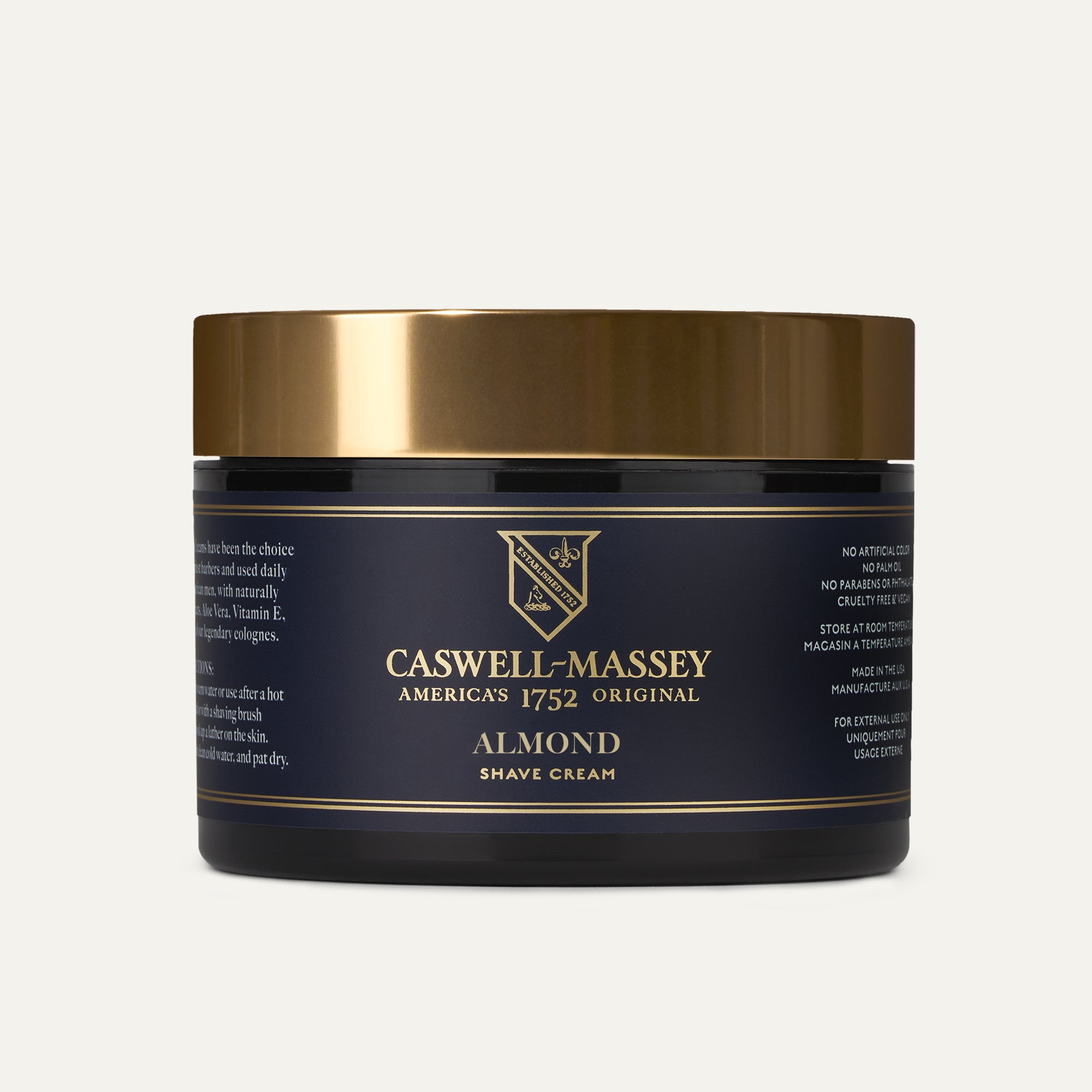 Almond Shave Cream in Jar | Men's Shaving | Caswell-Massey®